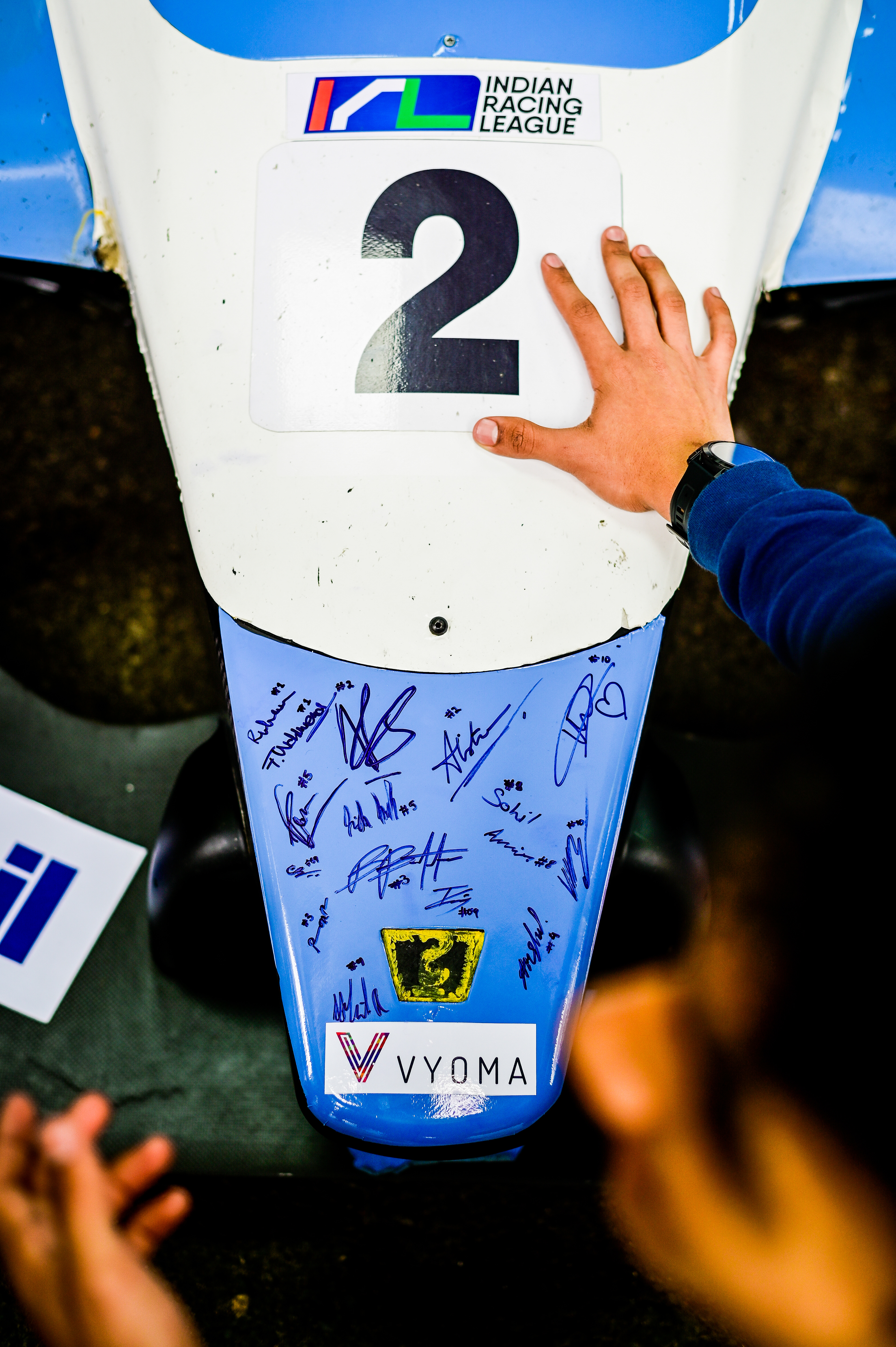 Nikhil Bohra and his signature style.