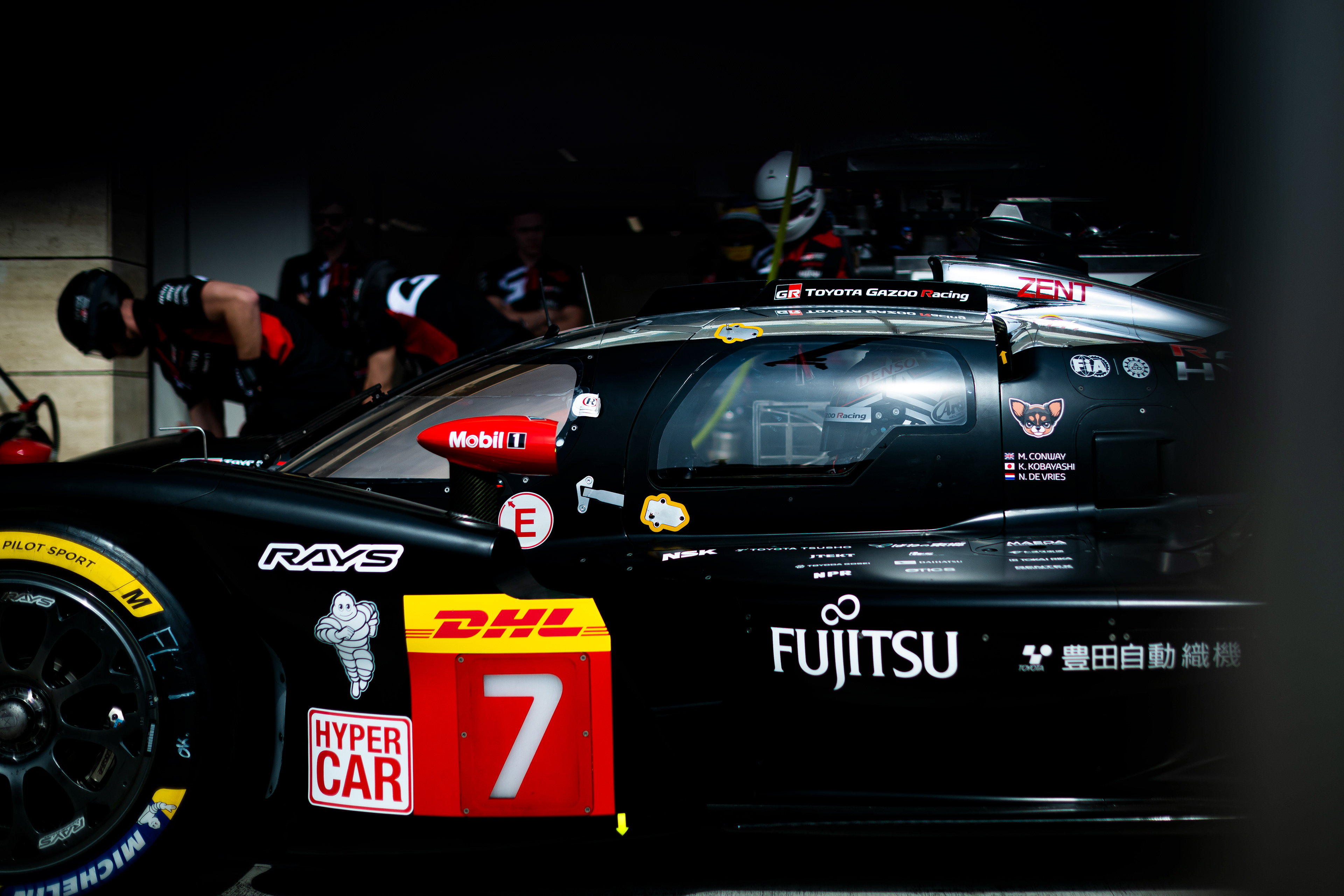 #7 Toyota Gazoo Racing Toyota GR010 - Hybrid: Mike Conway, Kamui Kobayashi, Nyck De Vries © 2024-2025 Shameem Fahath