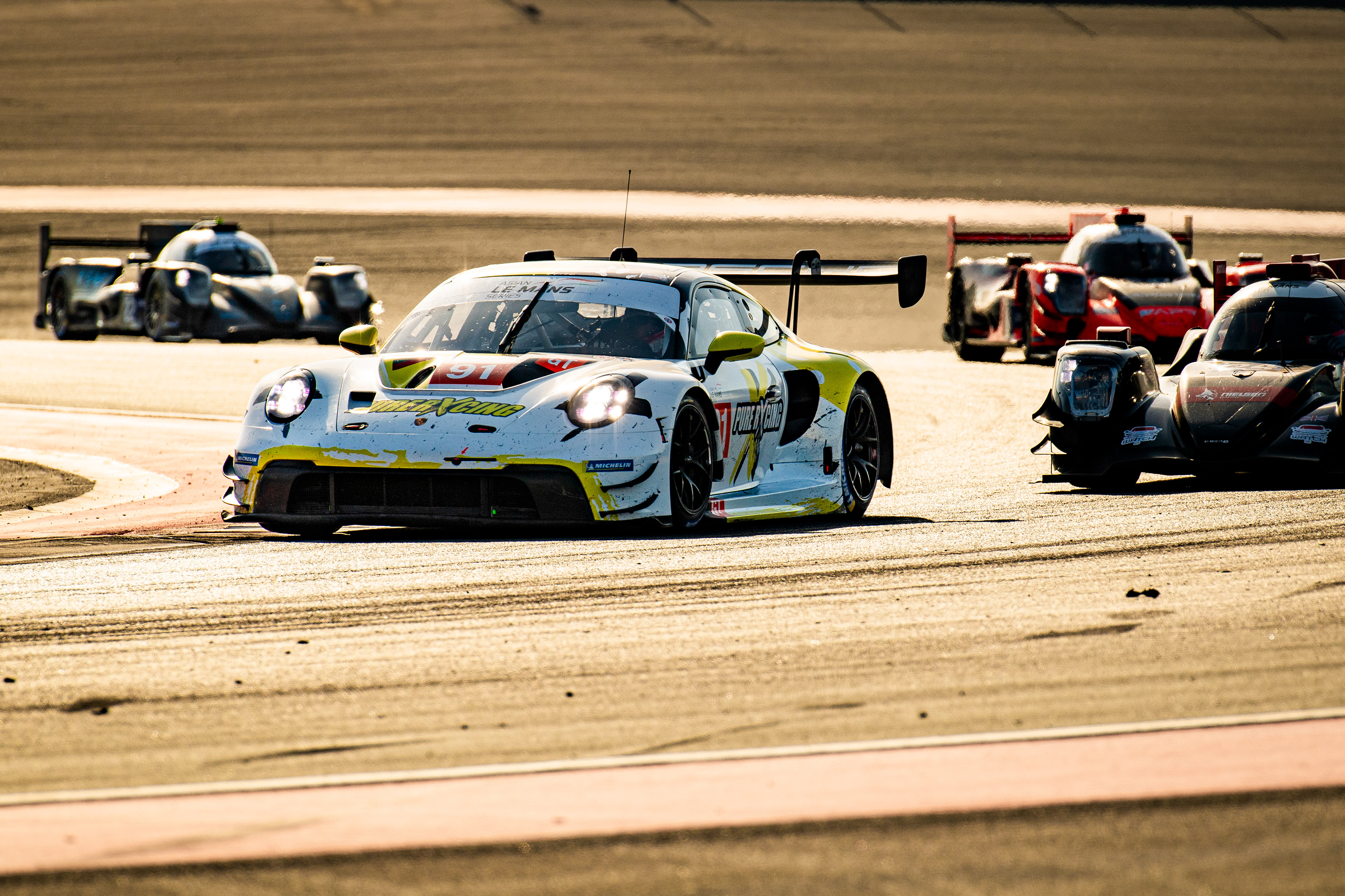 #91 PURE RXCING Porsche 911 GT3 R of Alex Malykhin, Klaus Bachler, Joel Sturm