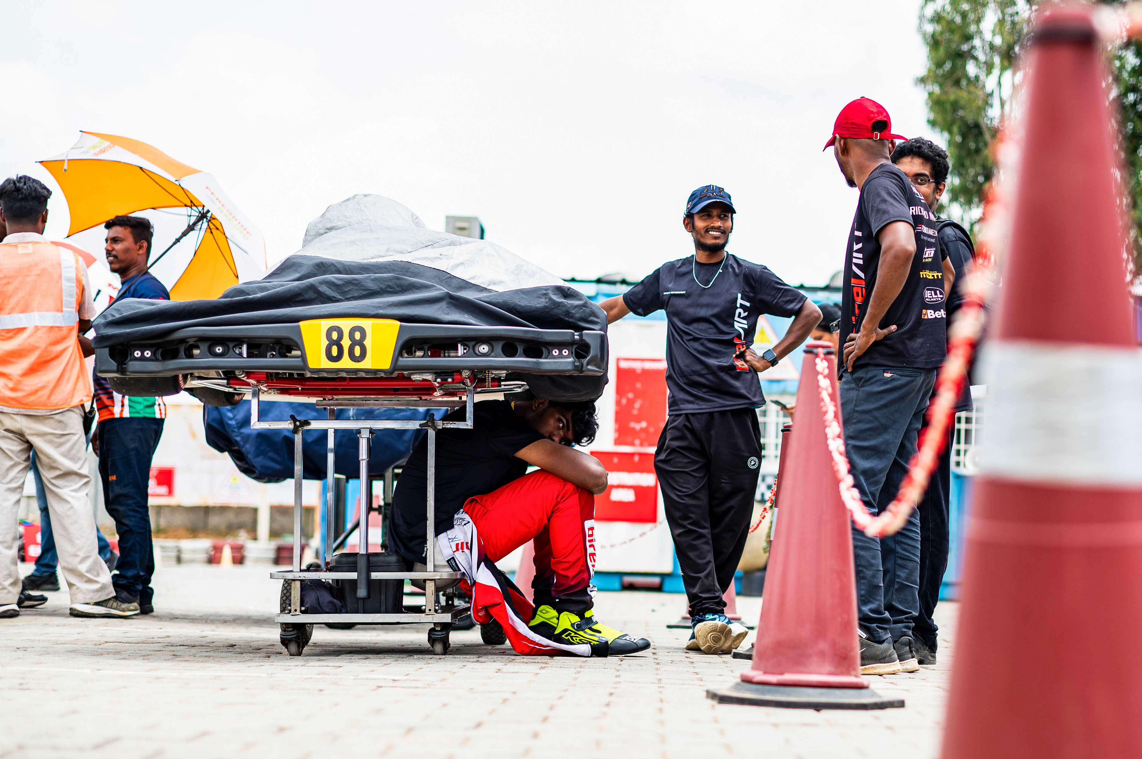 Abhay x Birel art Racing.