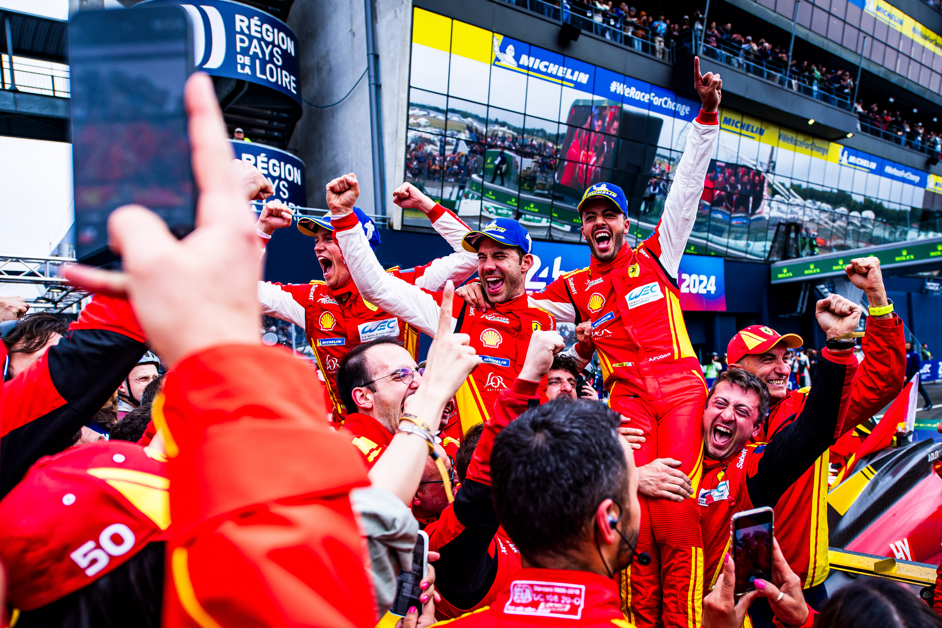 #50 Ferrari AF Corse Ferrari 499P: Antonio Fuoco, Miguel Molina, Nicklas Nielsen
