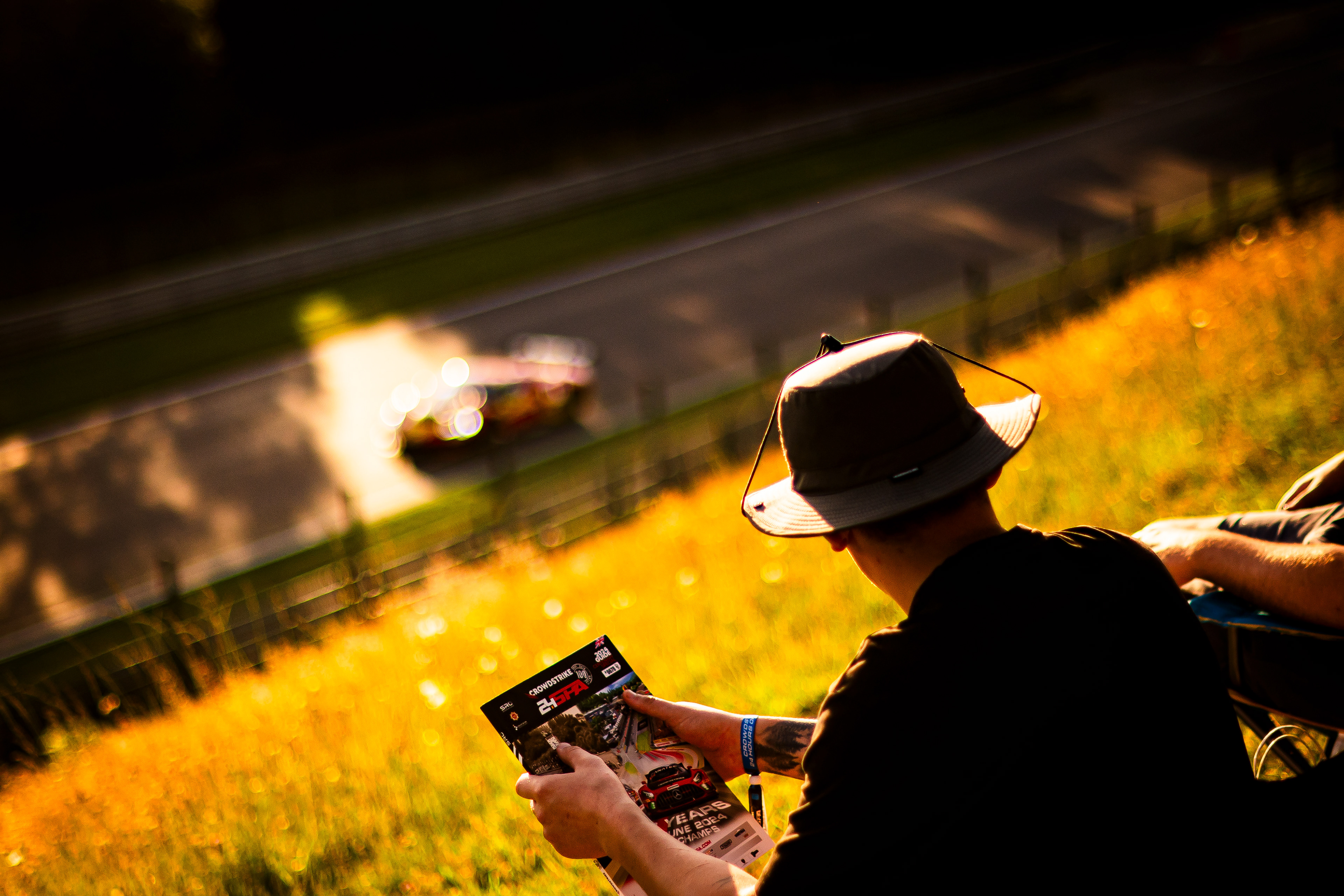 Spectator at Kemmel straight