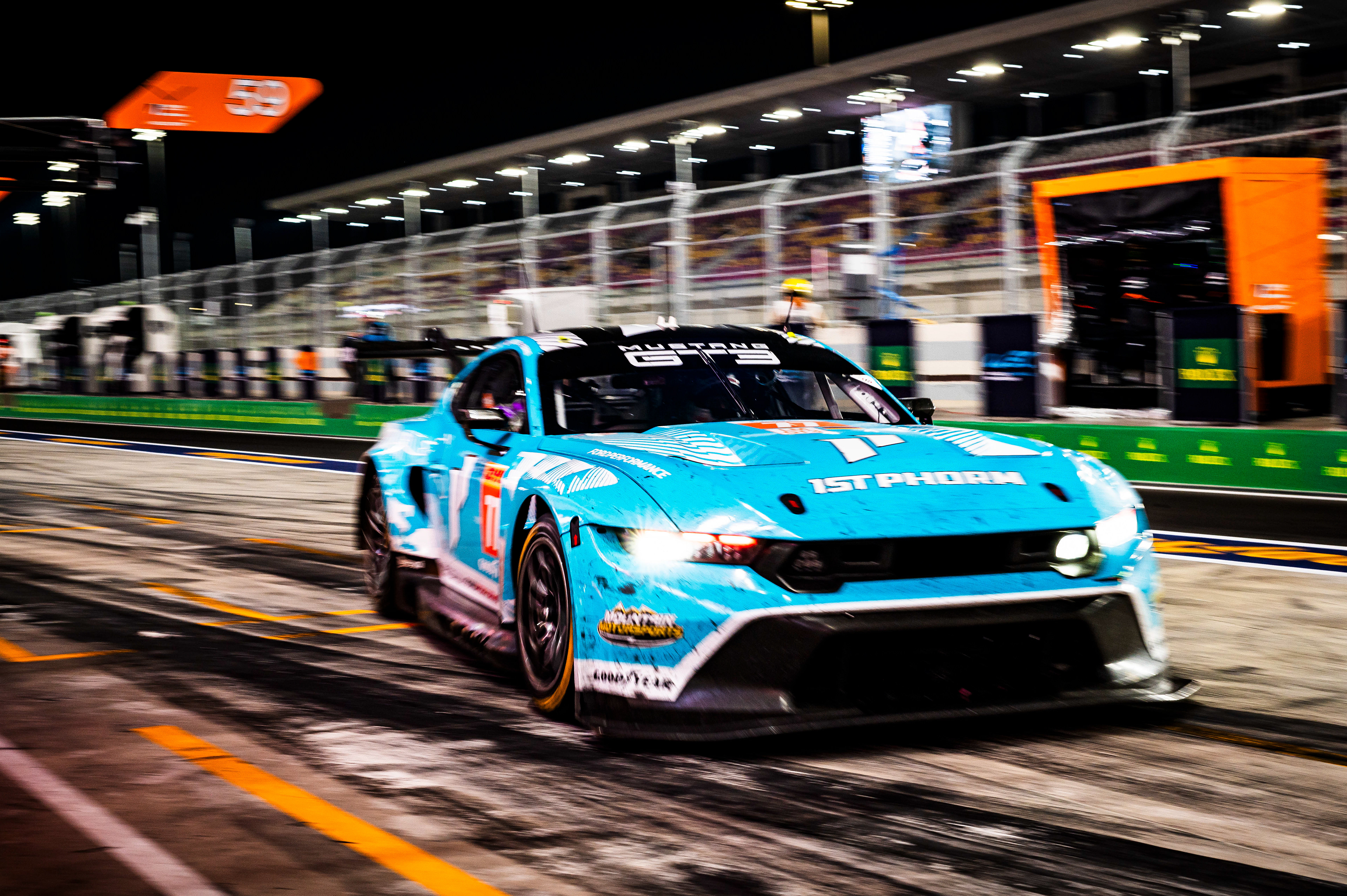 #77 PROTON COMPETITION  DEU G Ford Mustang LMGT3 of Ryan Hardwick, Zacharie Robichon, Ben Barker