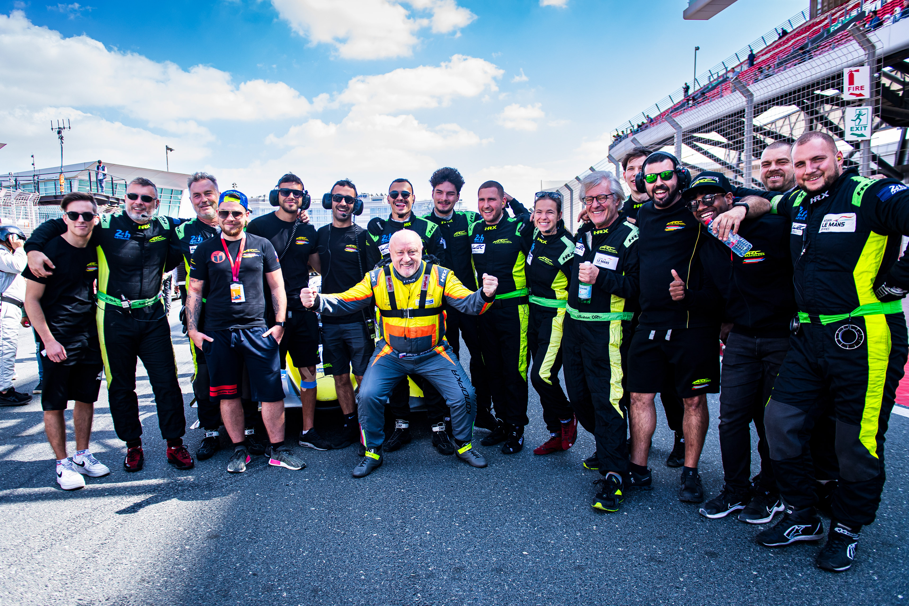 #44 ARC BRATISLAVA of Miro Konopka, Mathias Beche, Jonas Ried Team Photo