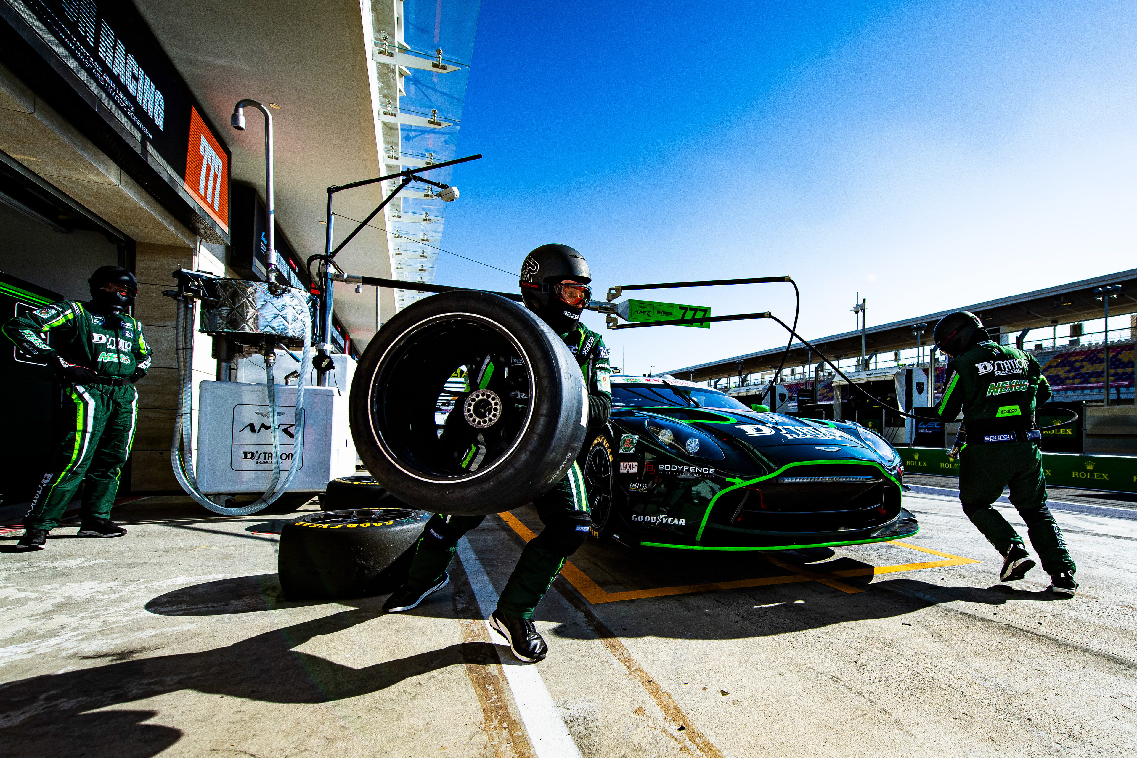 #777 D'STATION RACING JPN G Aston Martin Vantage AMR LMGT3 of Clément Mateu, Erwan Bastard, Marco Sorensen 