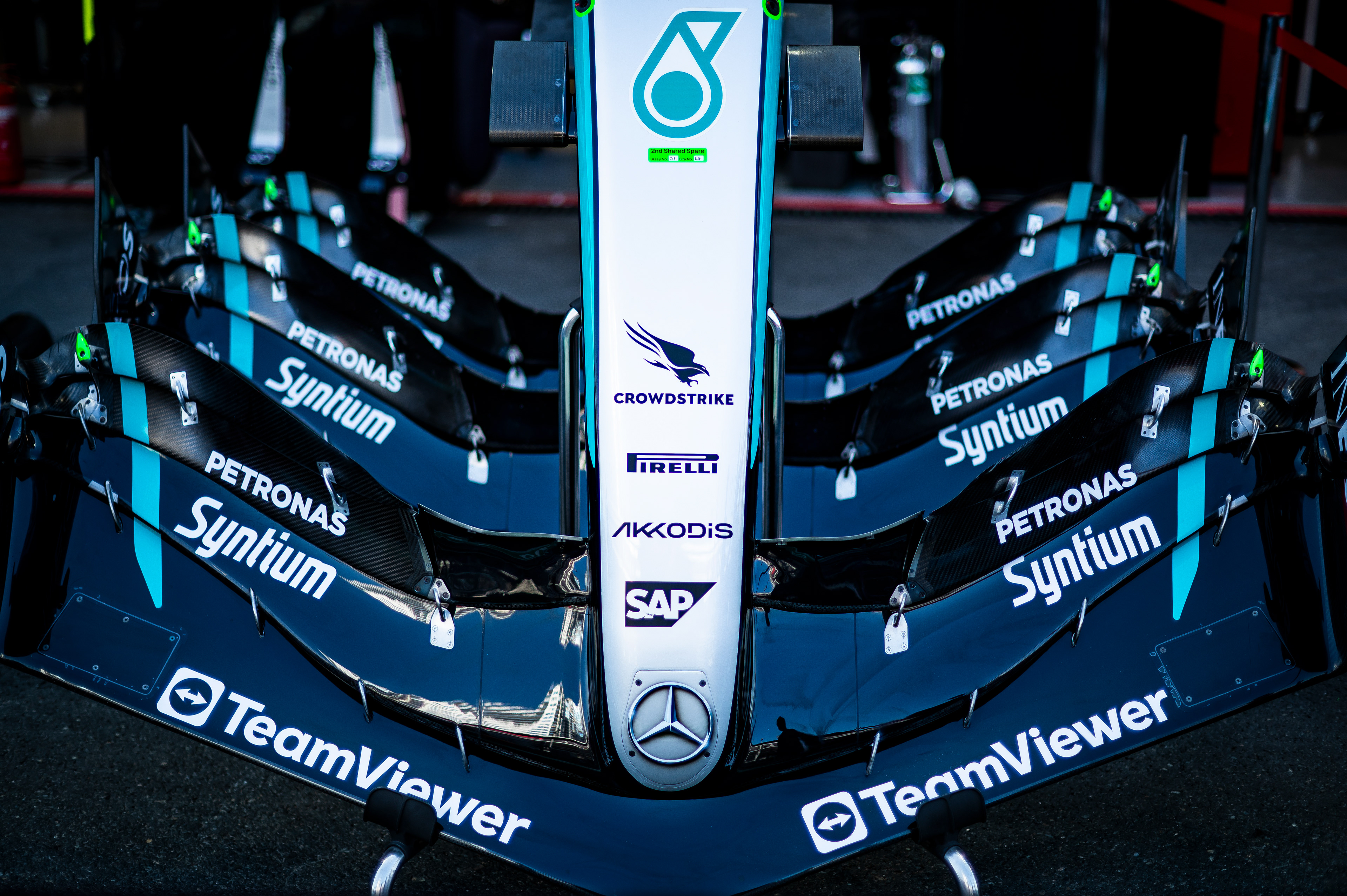 Mercedes AMG F1 car- Front wings