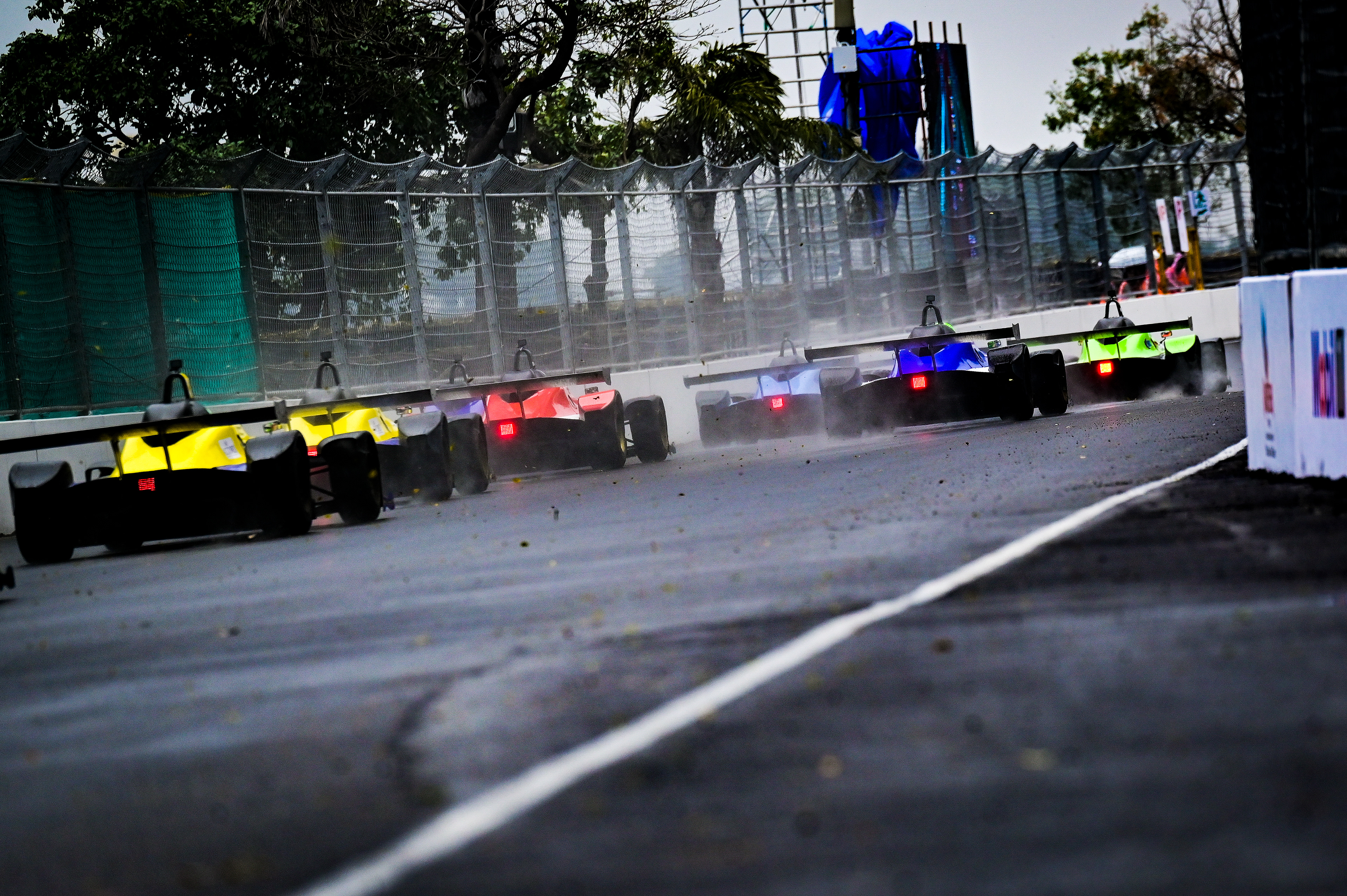 Race Start - Hyderabad Street Circuit
