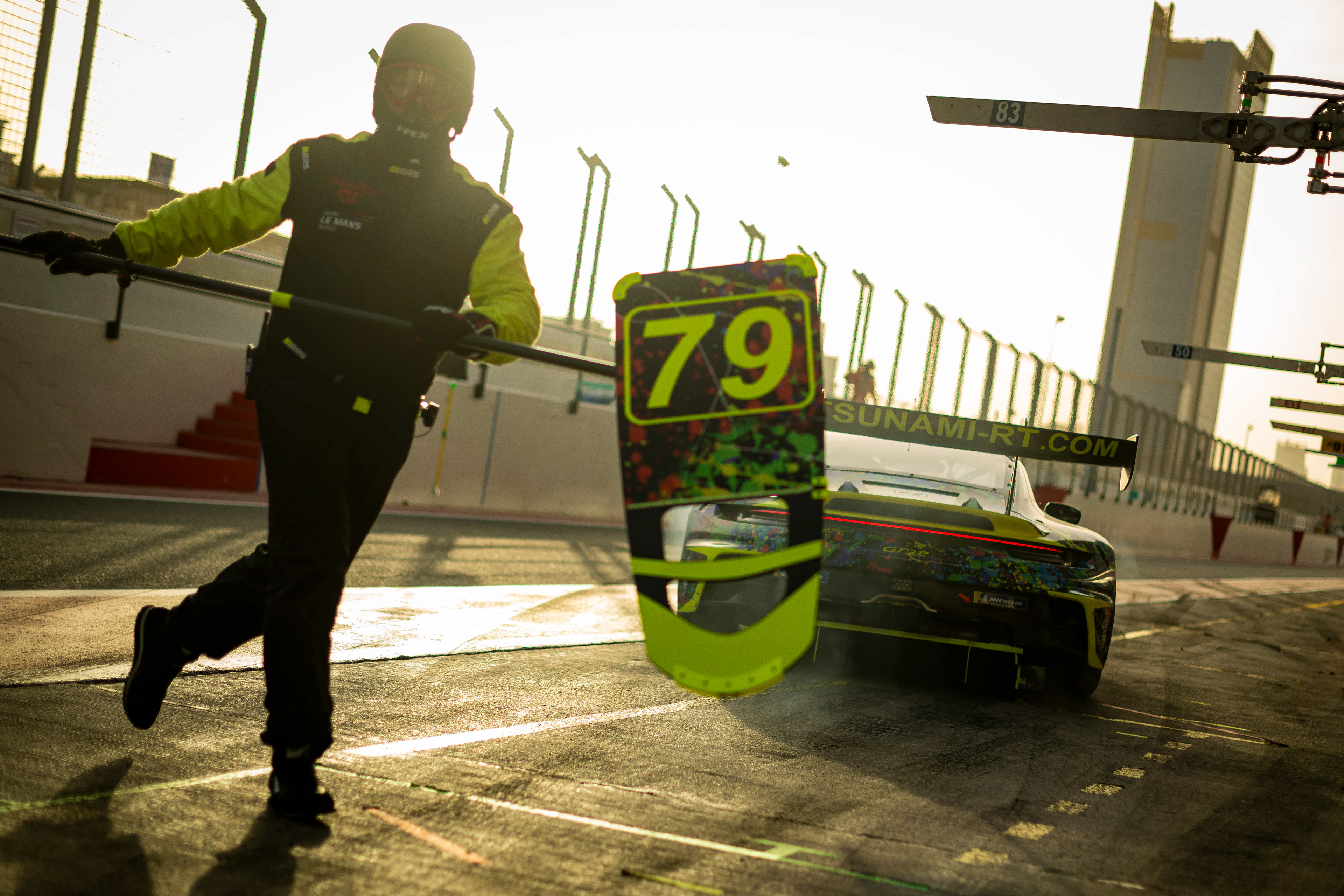 #79 Tsunami RT Porsche 911 GT3 R: Johannes Zelger, Fabio Babini, Daniel Gaunt © 2024-2025 Shameem Fahath