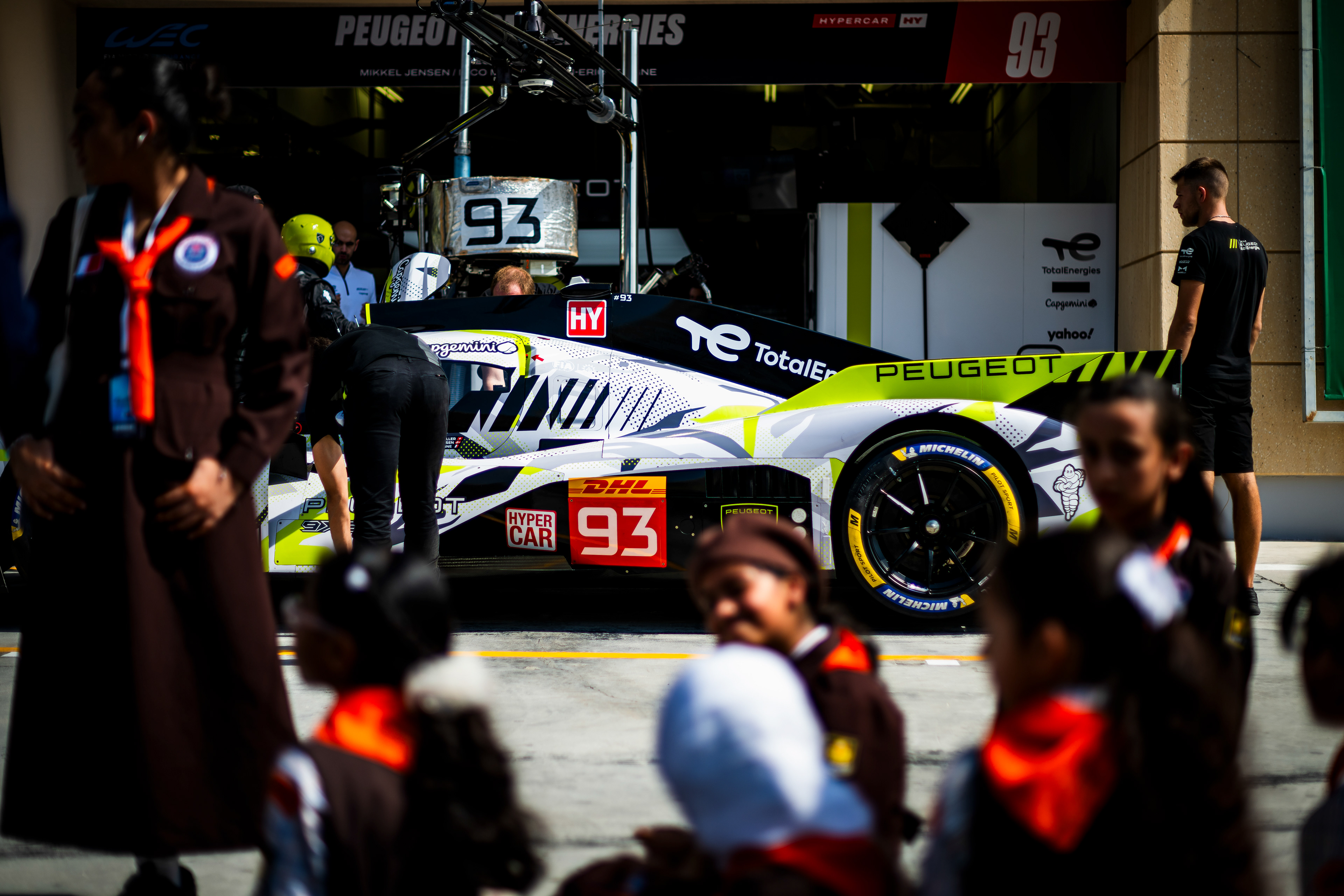 #93 Peugeot Totalenergies Peugeot 9X8: Mikkel Jensen, Nico Muller, Jean-Eric Vergne
