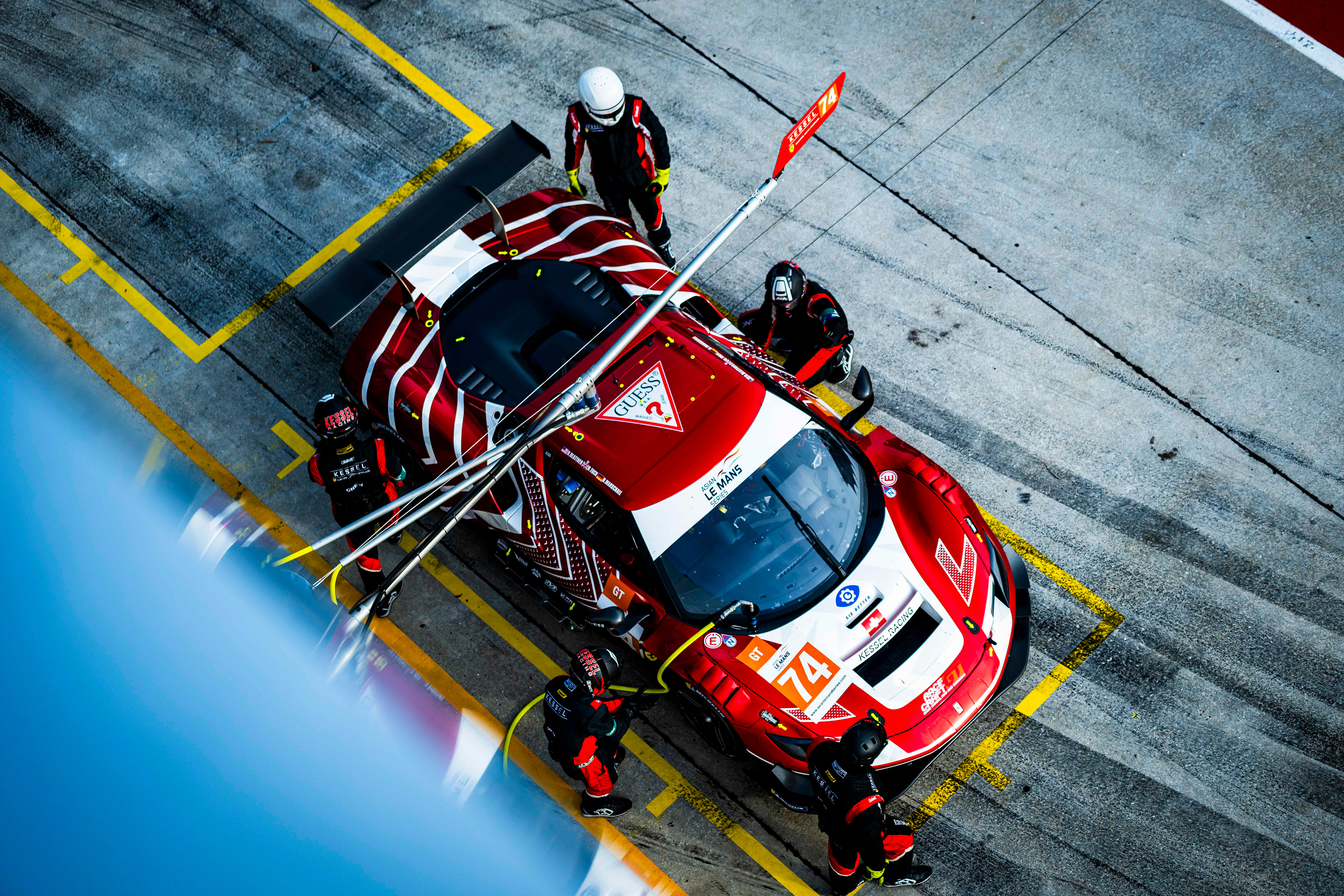 #74 Kessel Racing Ferrari 296 GT3: Dudtin Scott Blattner, Ben Tuck, Dennis Marschall