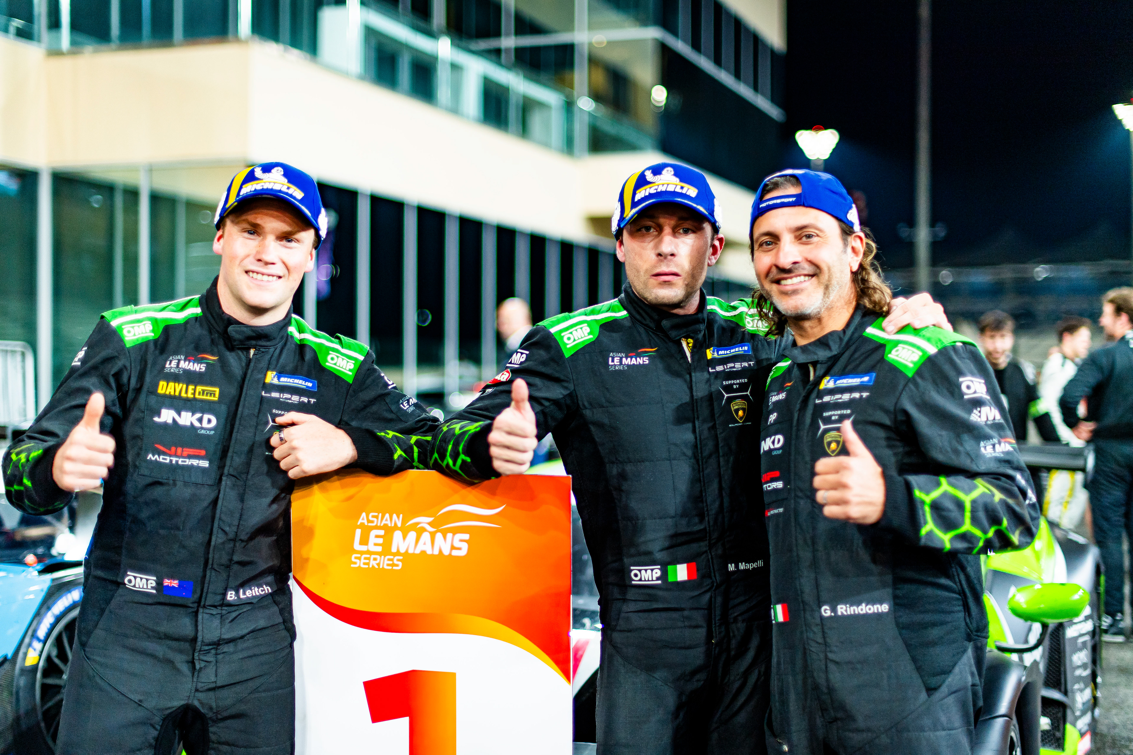 #19 LEIPERT MOTORSPORT Lamborghini Huracan GT3 EVO 2 of Gabriel Rindone, Brendon Leitch, Marco Mapelli 