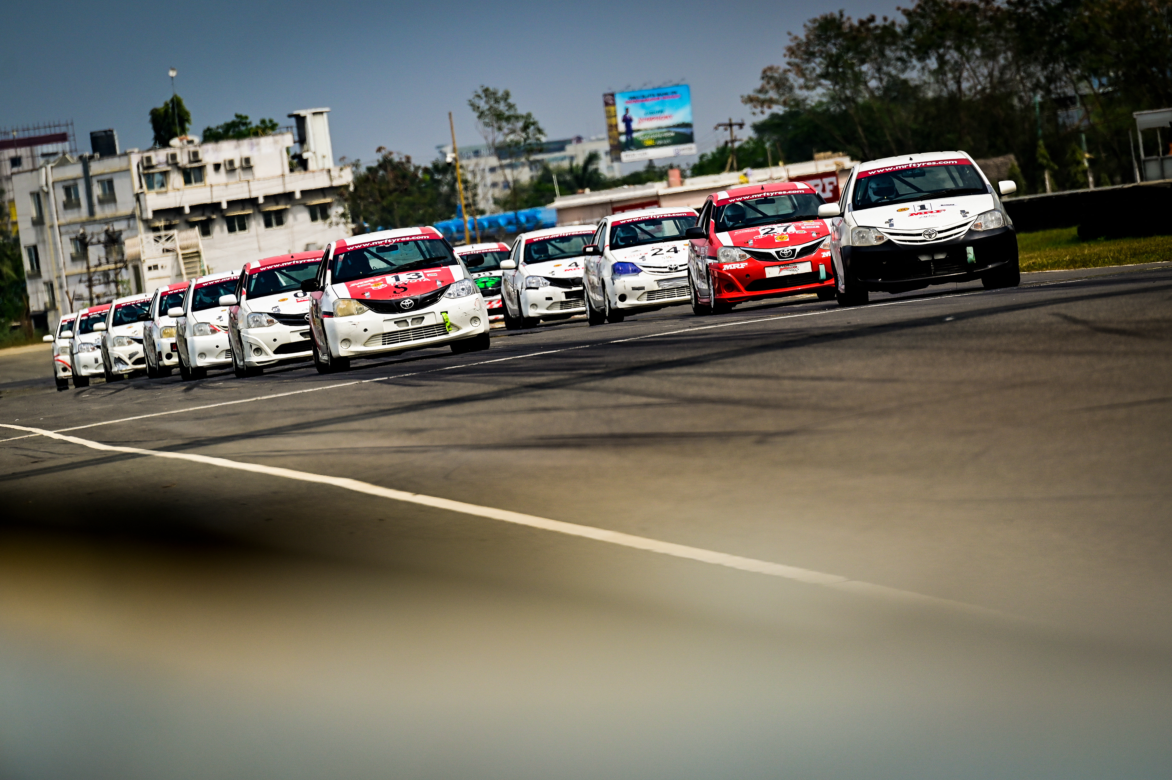 MRF Saloon Race Start