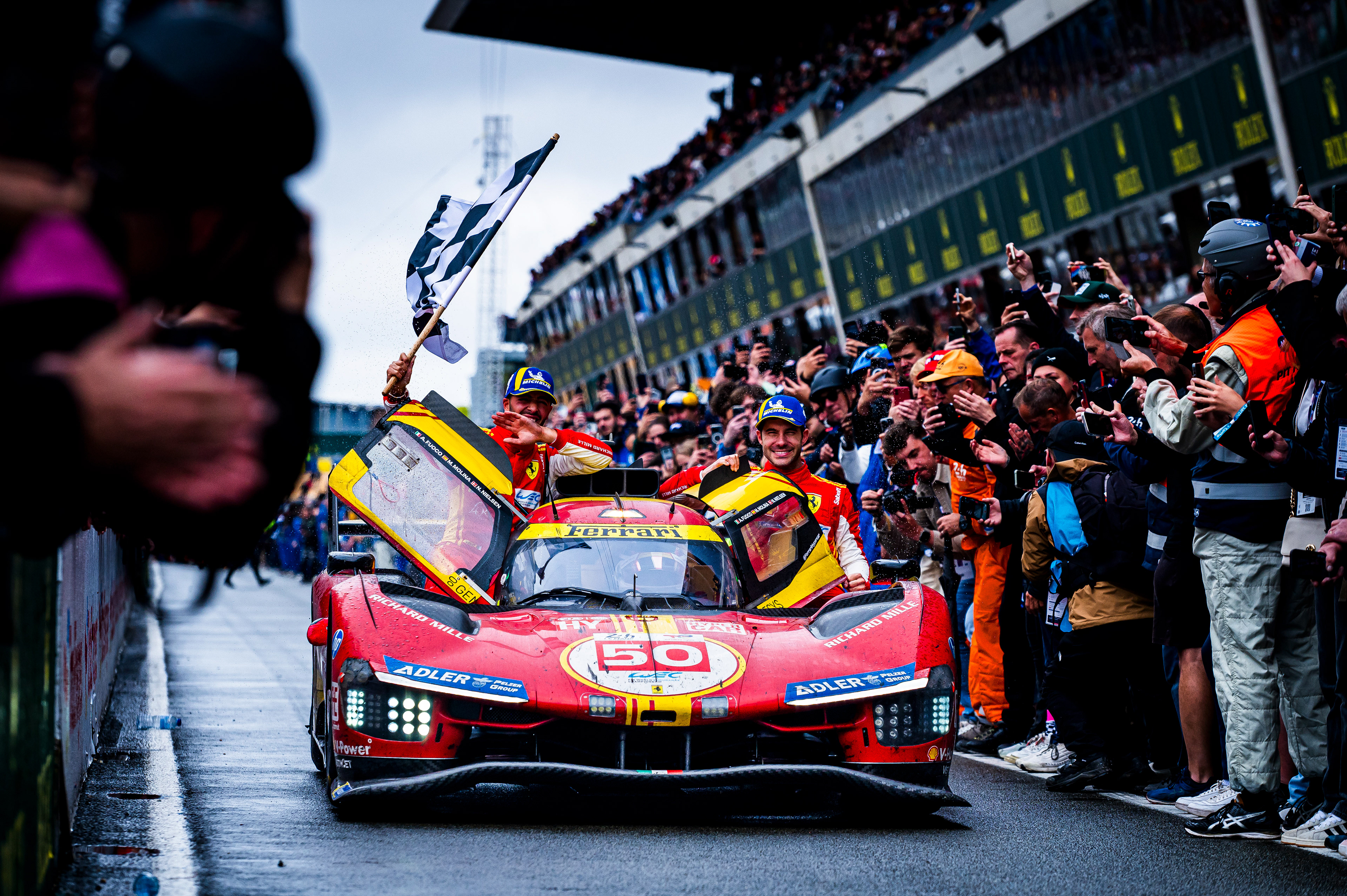 #50 Ferrari AF Corse Ferrari 499P: Antonio Fuoco, Miguel Molina, Nicklas Nielsen