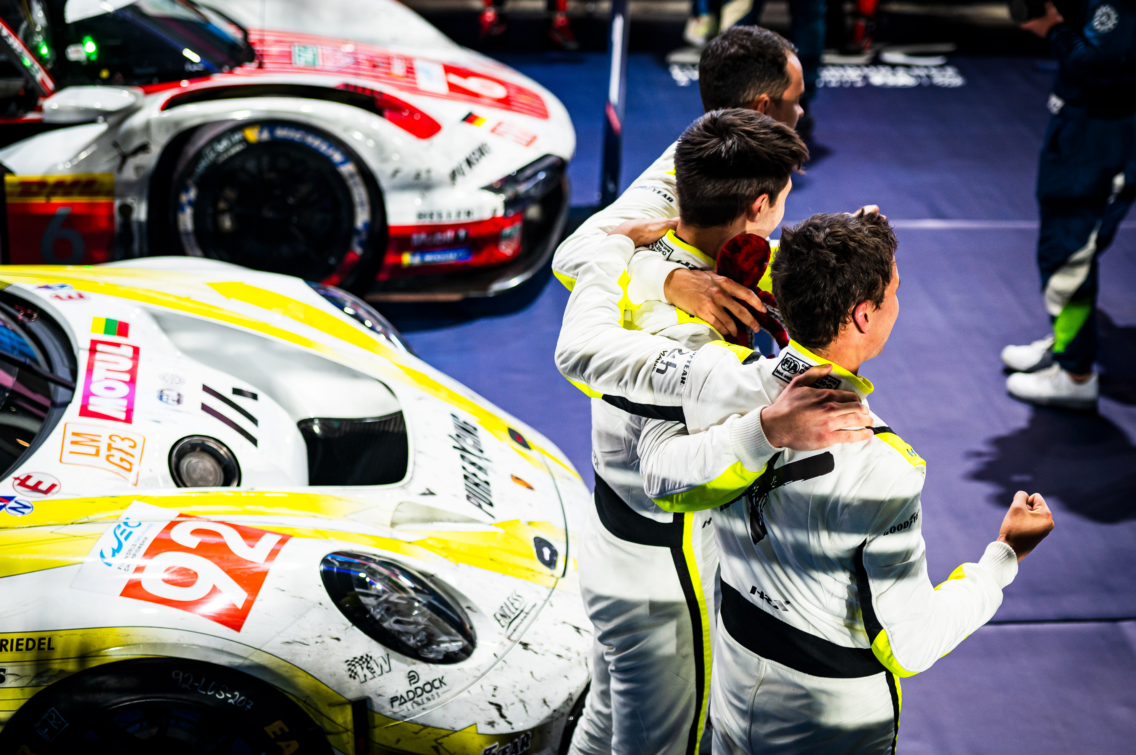 	#92 MANTHEY PURERXCING  LTU G Porsche 911 GT3 R LMGT3 of Aliaksandr Malykhin, Joel Sturm, Klaus Bachler