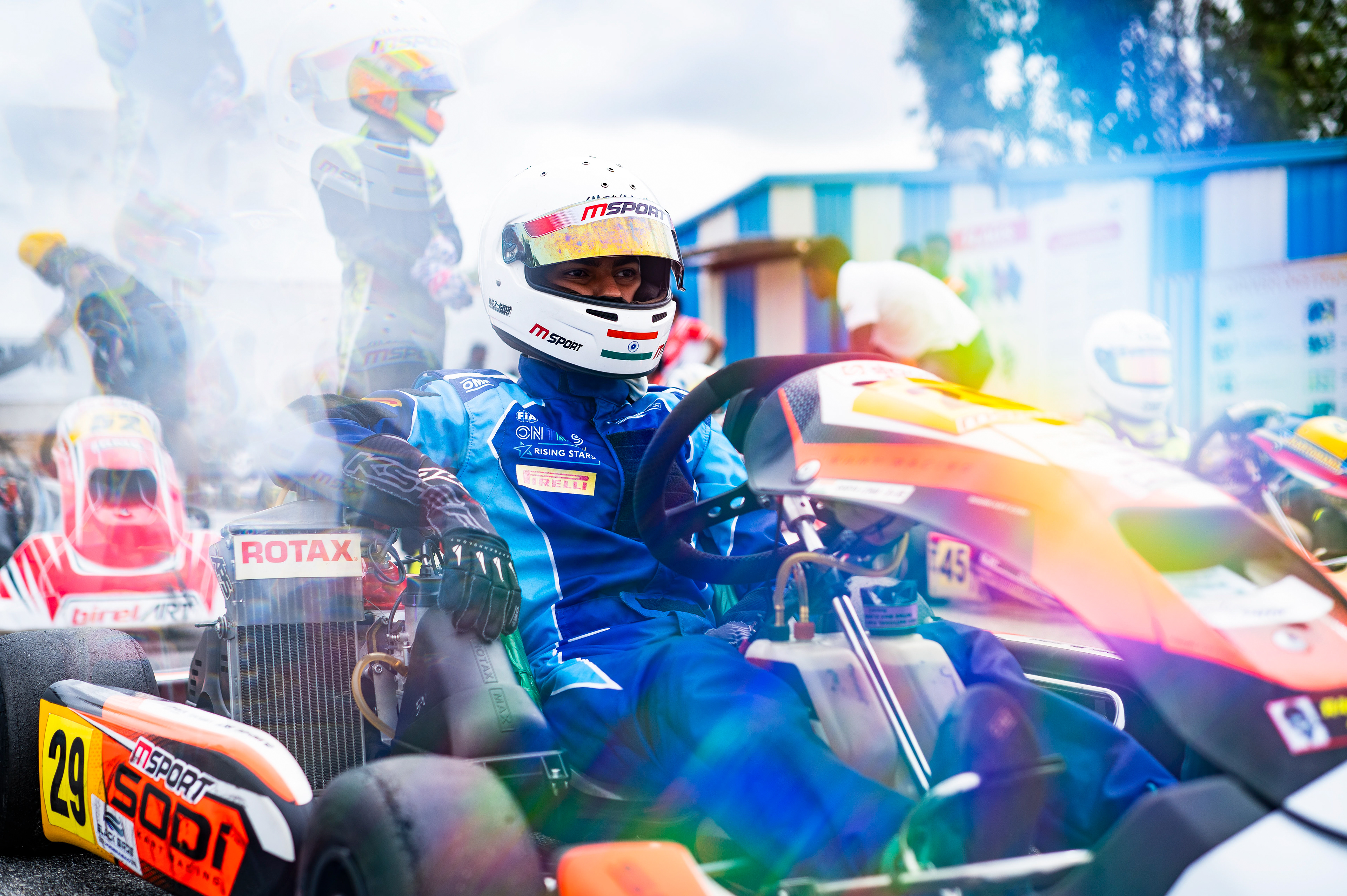 Shriya at Rotax Junior.