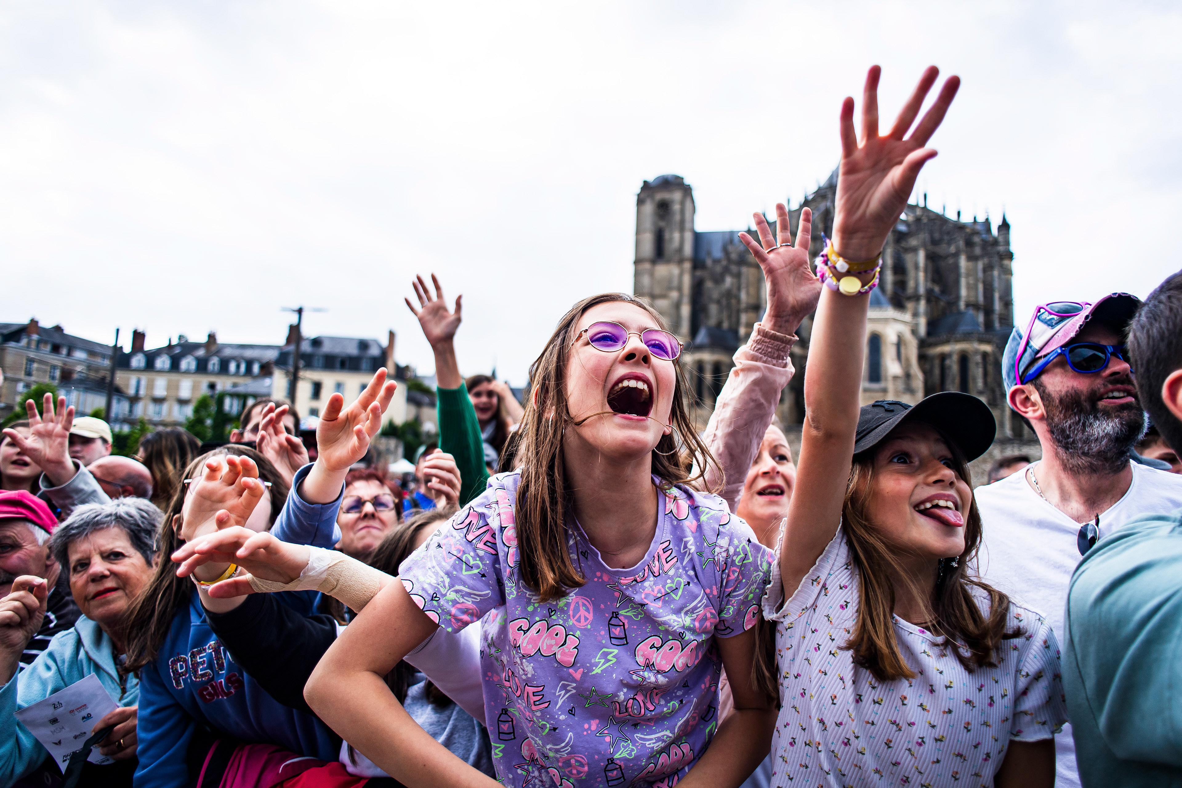 Fans during driver's Parade