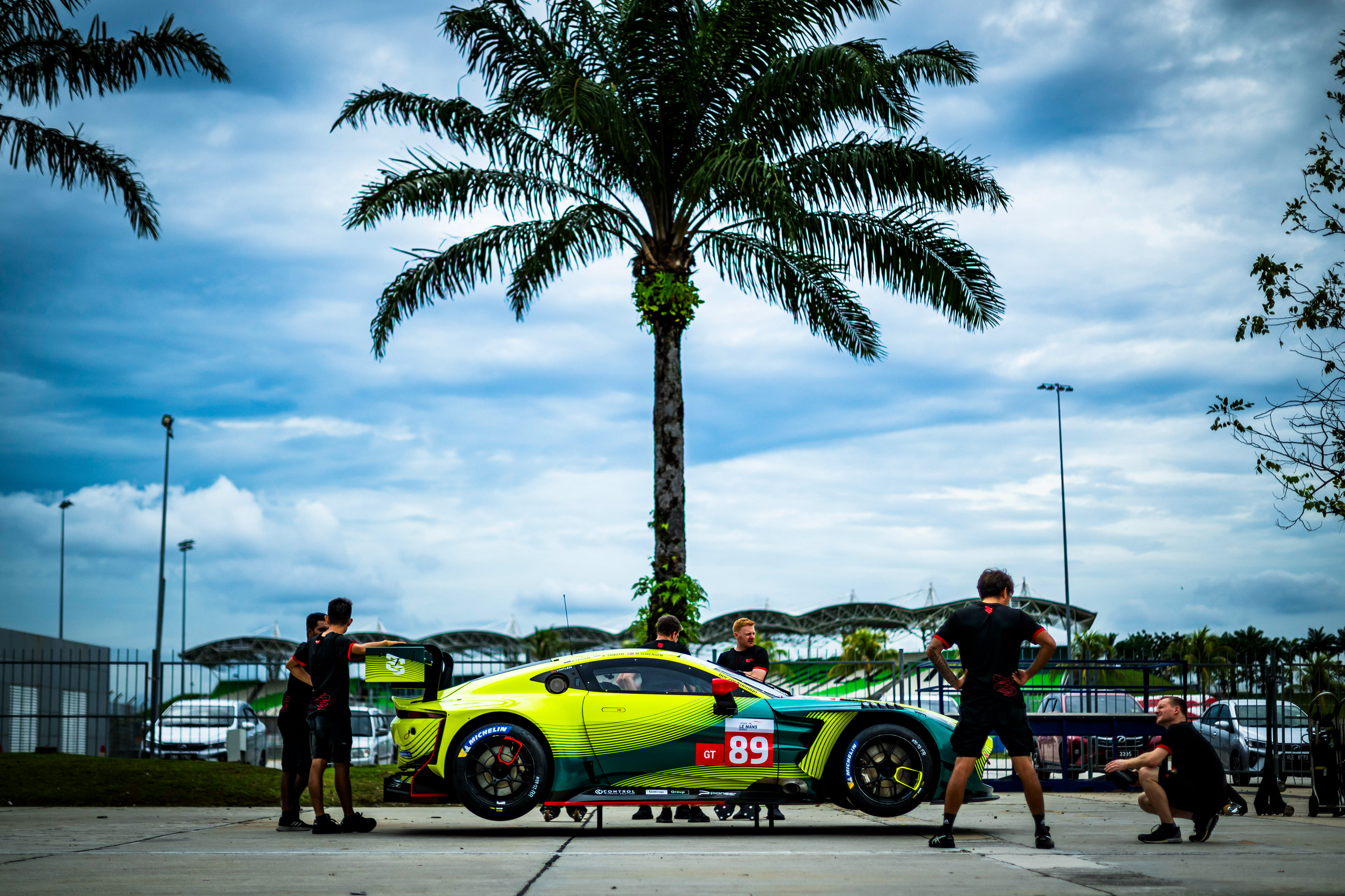 #89 EBM Aston Martin Vantage AMR GT3: Anderson Tanoto, Brendon Leitch, Marco Sorensen