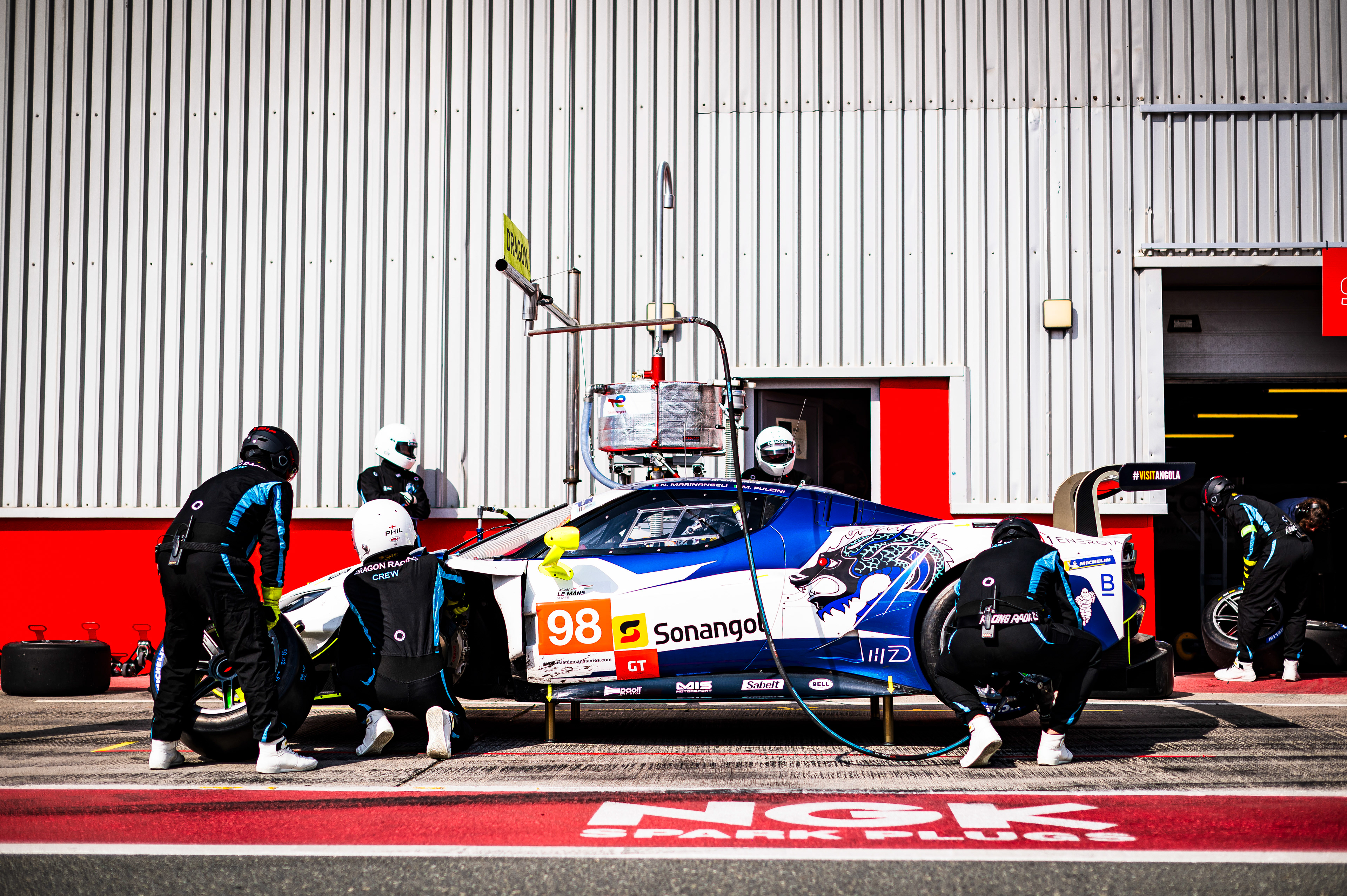 #98 DRAGON RACING Ferrari 296 GT3 of Rui Andrade, Nicola Marinangeli, Marco Pulcini