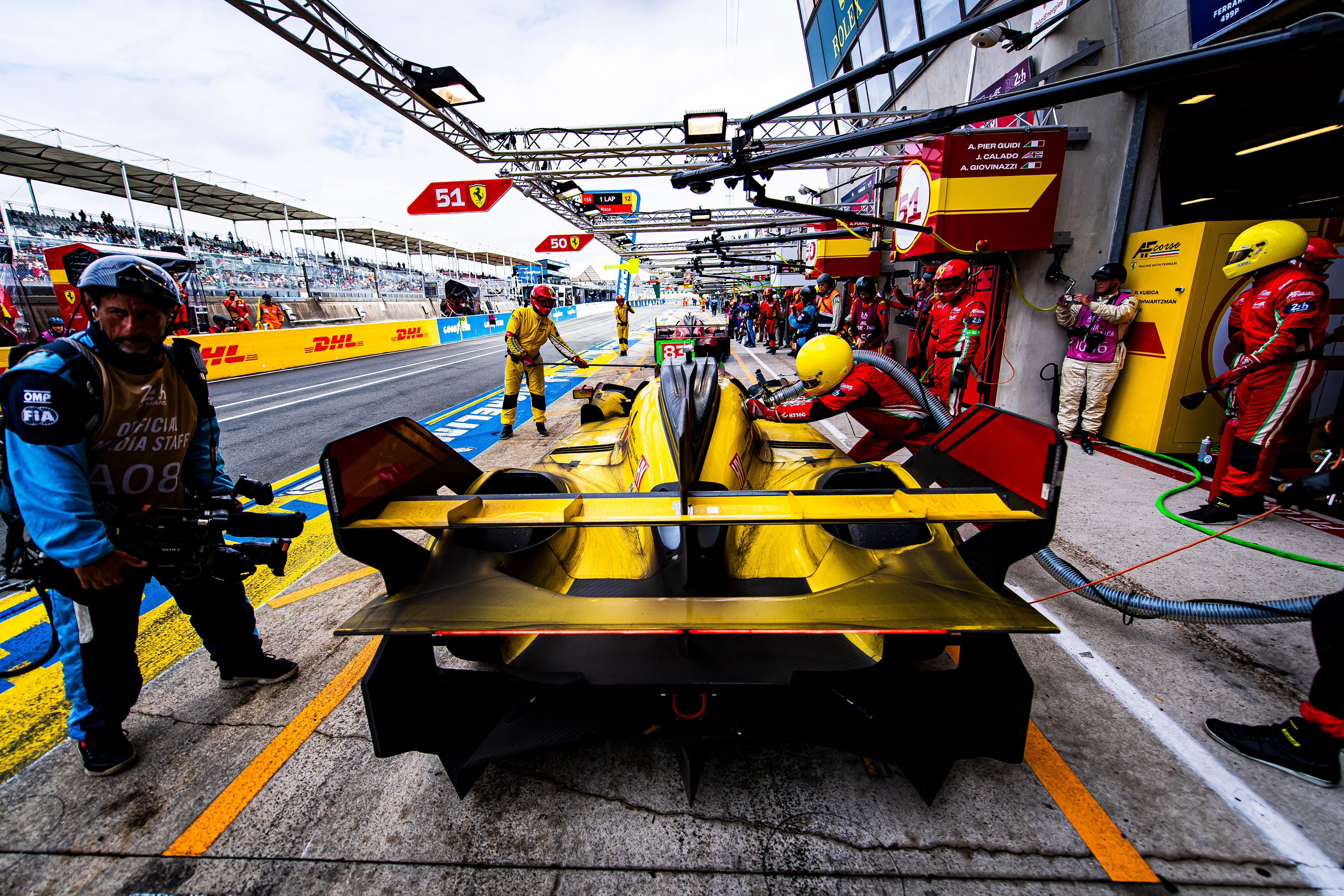 #83 AF Corse Ferrari 499P: Robert Kubica, Robert Shwartzman, Yifei Ye