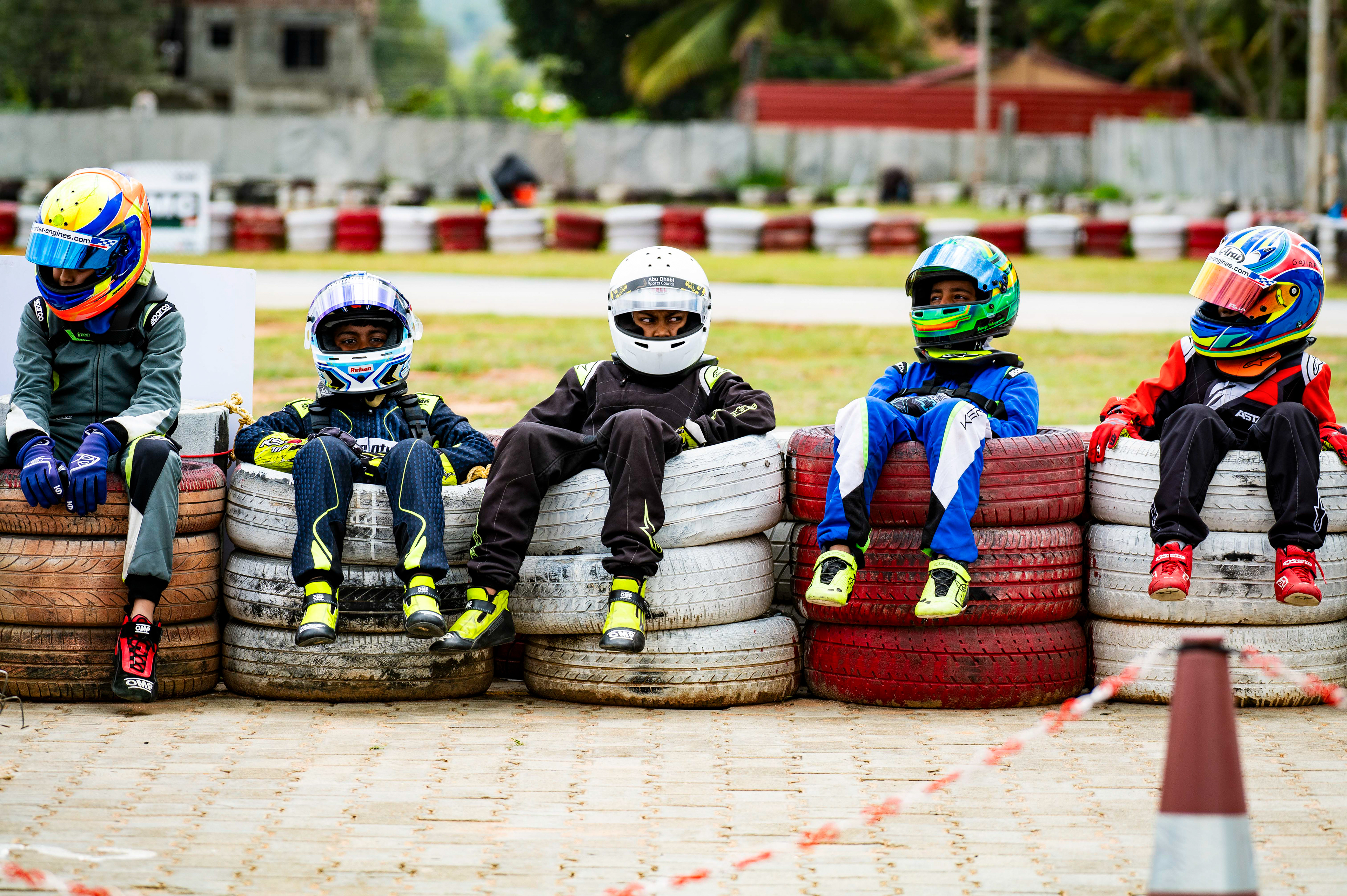 Micro Max drivers Chilling pre-race.