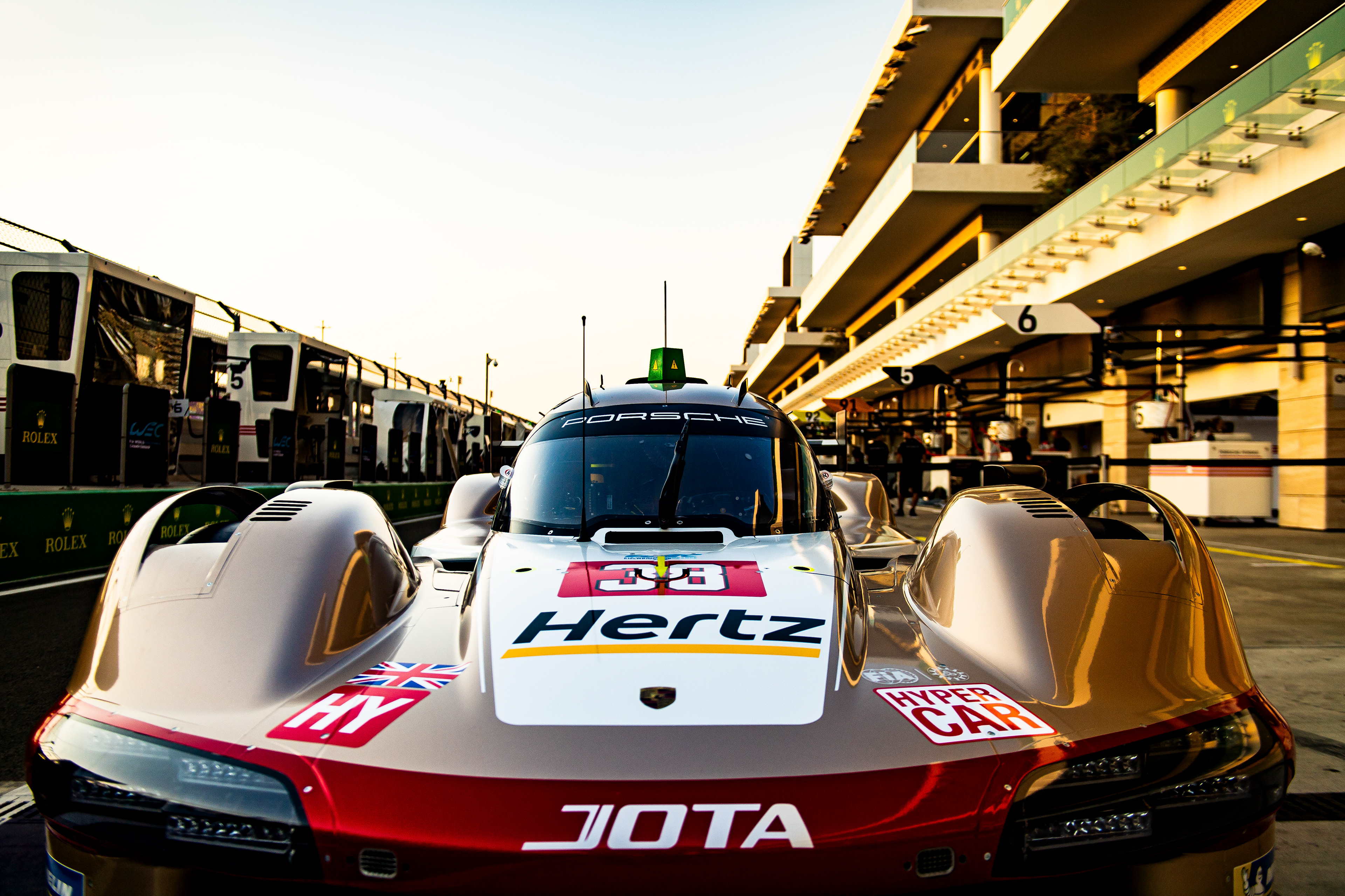 #38 HERTZ TEAM JOTA GBR M Porsche 963 of Jenson Button, Philip Hanson, G Oliver Rasmussen 