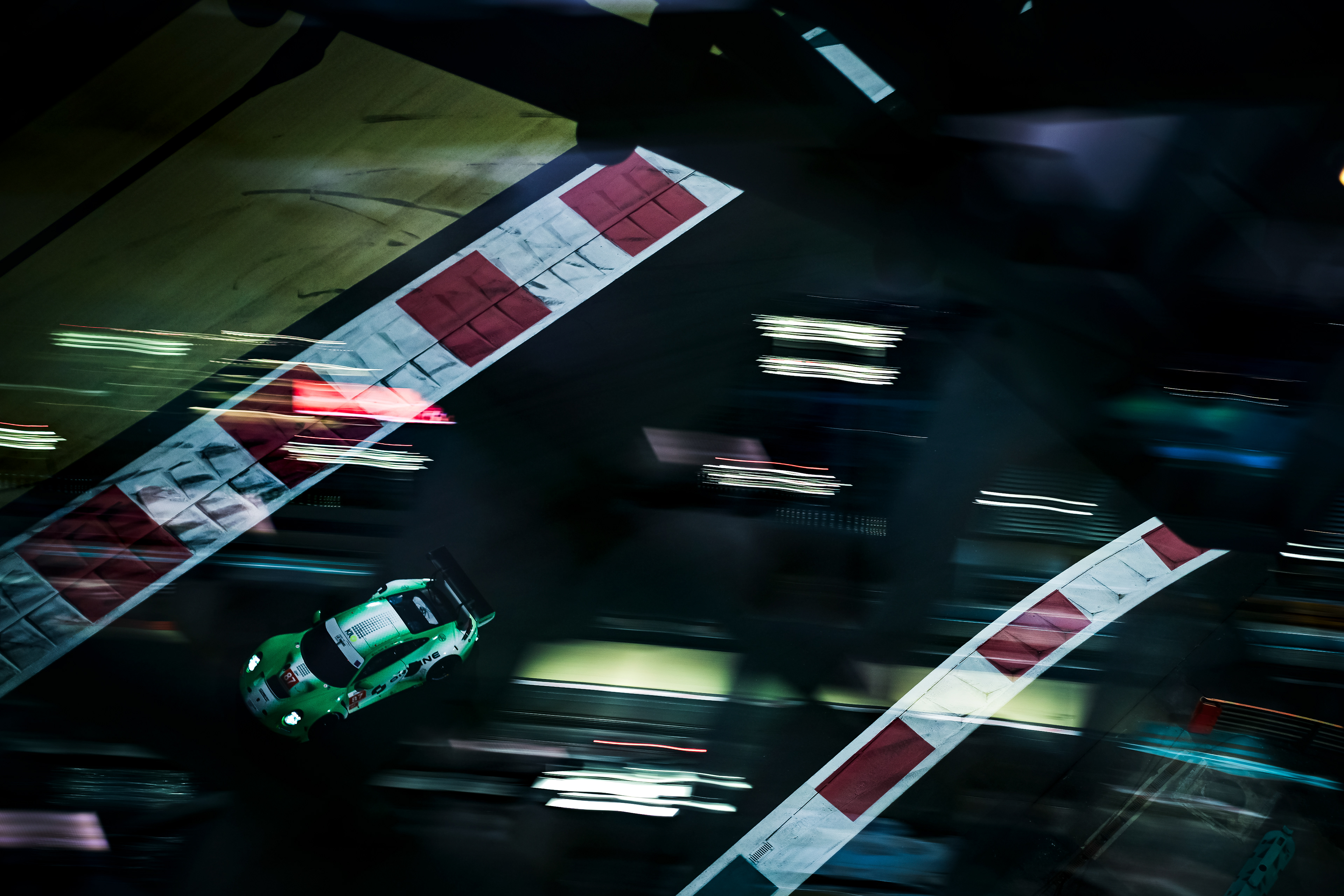 #87 Origine Motorsport Porsche 911 GT3 R: Bo Yuan, Hongli Ye, Laurin Heinrich © 2024-2025 Shameem Fahath