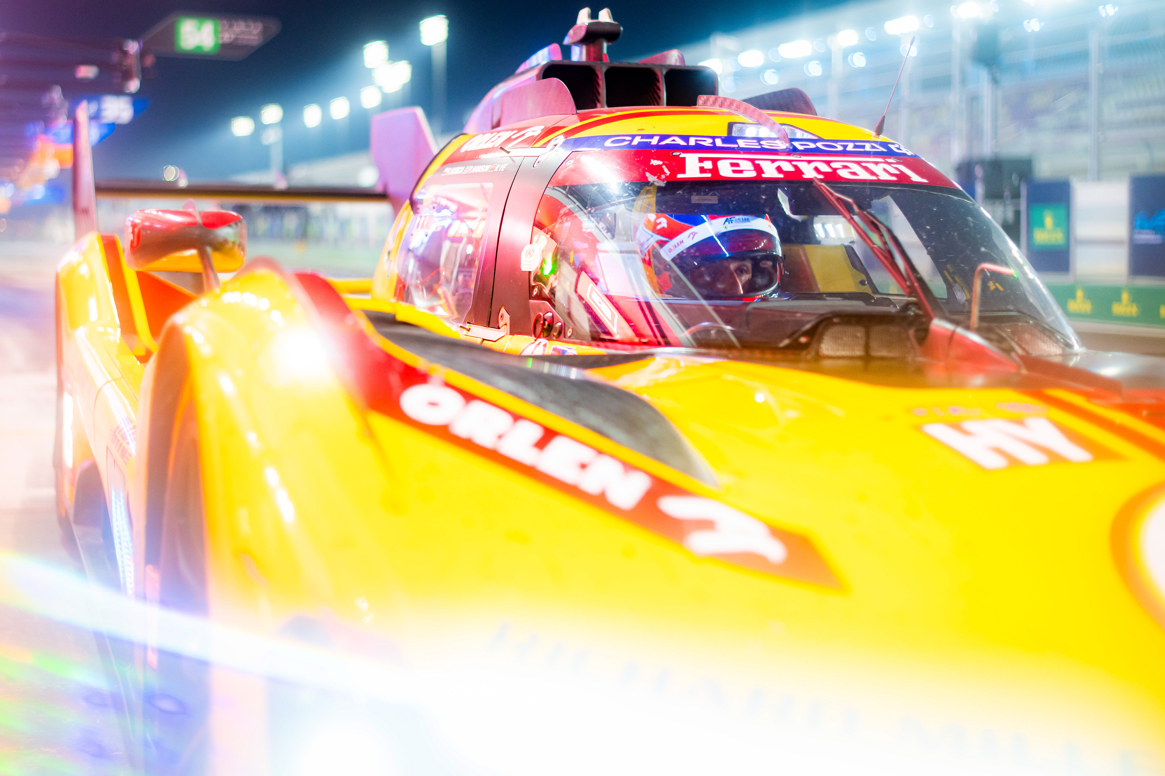 #83 AF Corse Ferrari 499P: Robert Kubica, Yifei Ye, Philip Hanson © 2024-2025 Shameem Fahath