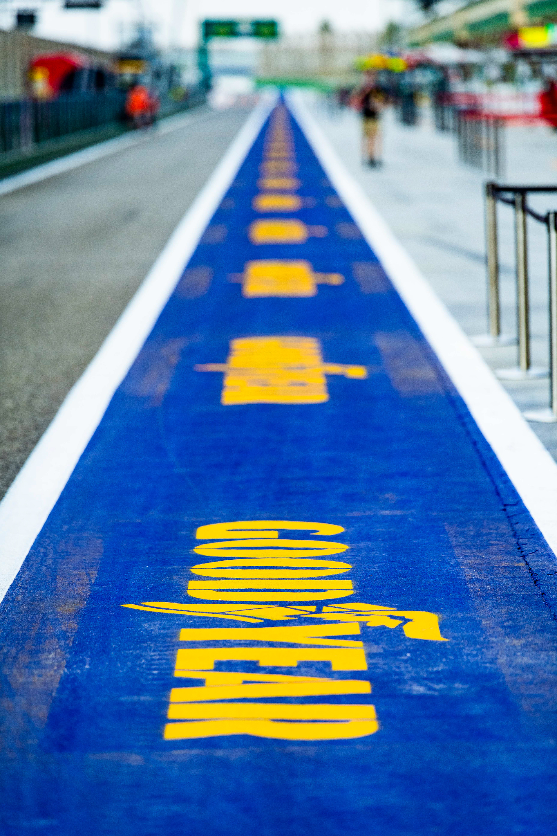 Pit lane branding - Good Year