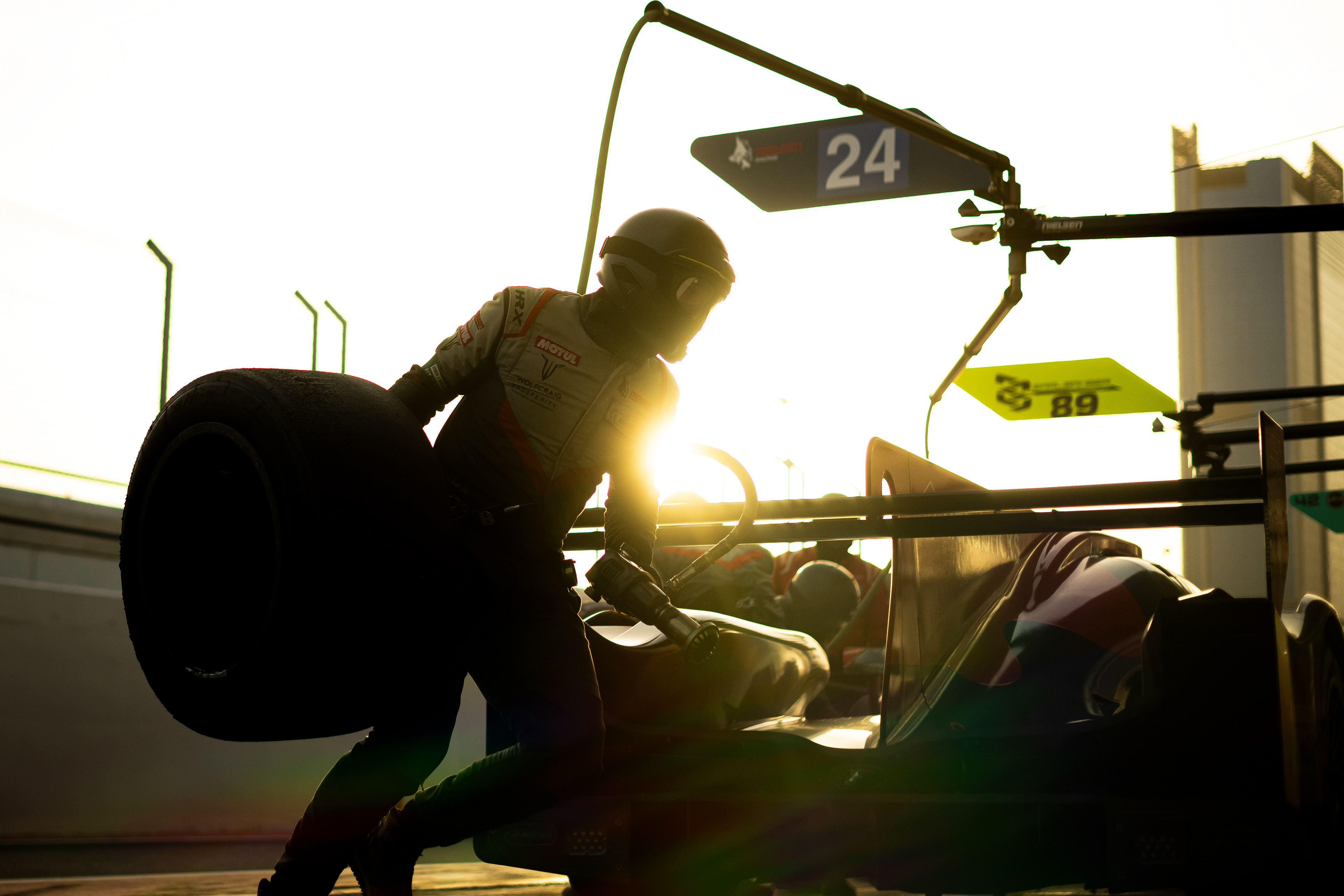 #24 Nielsen Racing Oreca 07 - Gibson: Naveen Rao, Matthew Bell, Nicky Catsburg © 2024-2025 Shameem Fahath