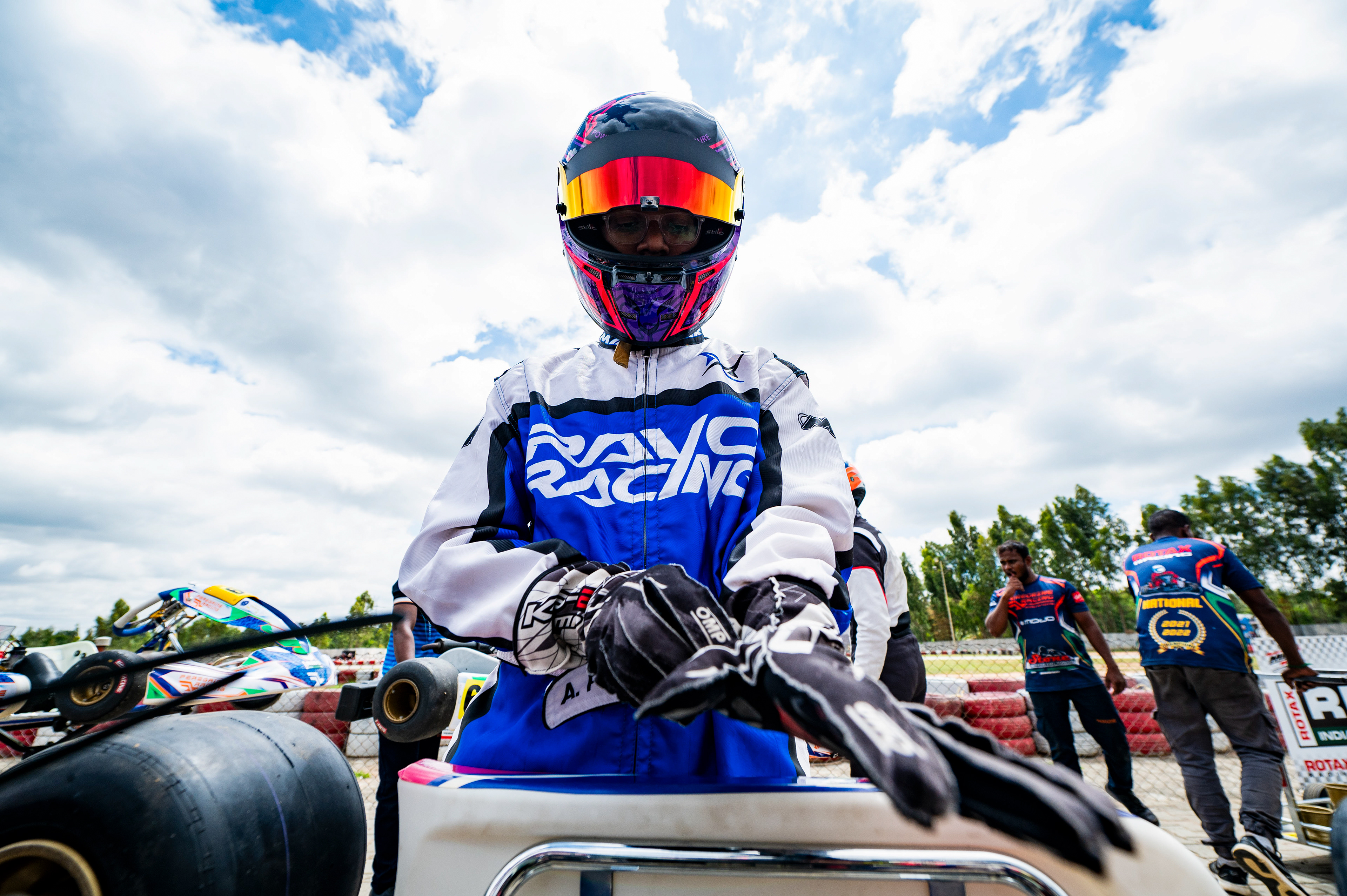 Aditya Patnaik x Rayo Racing.