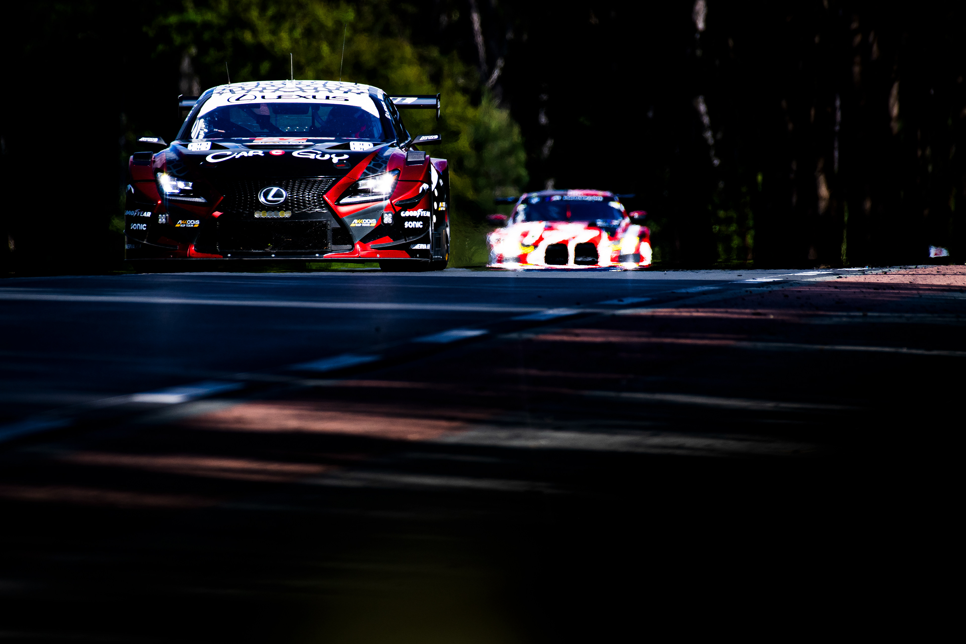 #87 Akkodis ASP Team Lexus RC F LMGT3: Takeshi Kimura, Esteban Masson, Jack Hawksworth, #31 Team WRT BMW M4 LMGT3: Darren Leung, Sean Gelael, Augusto Farfus