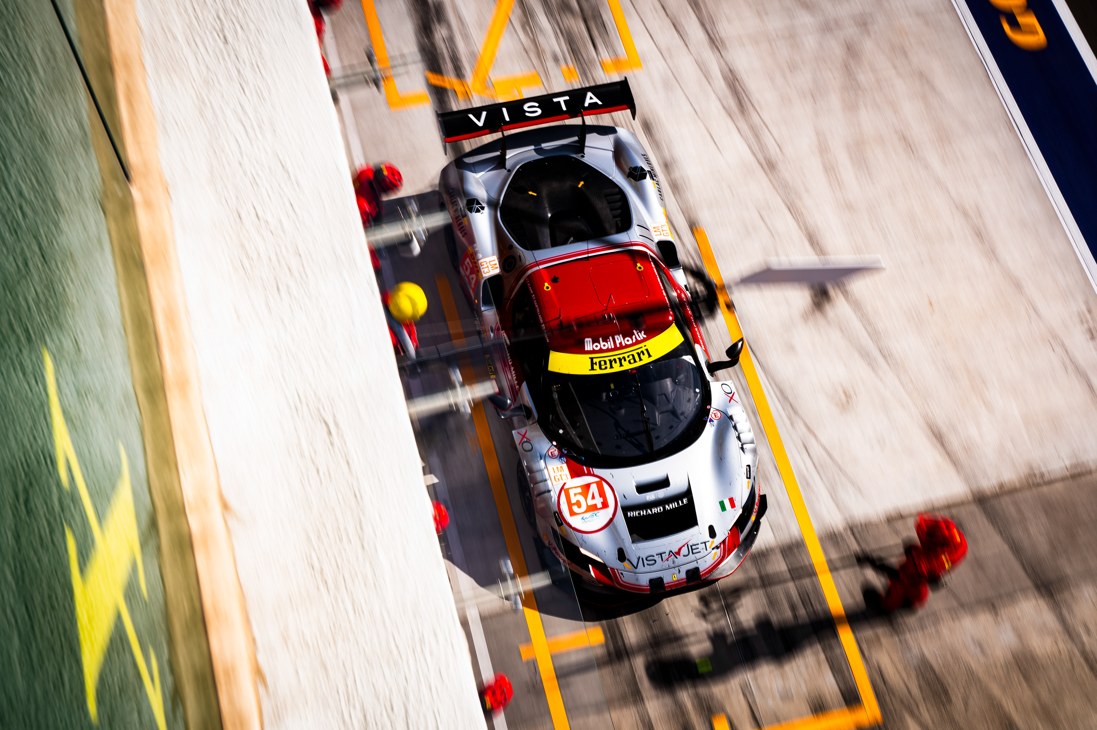 #54 VISTA AF CORSE  ITA G Ferrari 296 LMGT3 of Thomas Flohr, Francesco Castellacci, Davide Rigon
