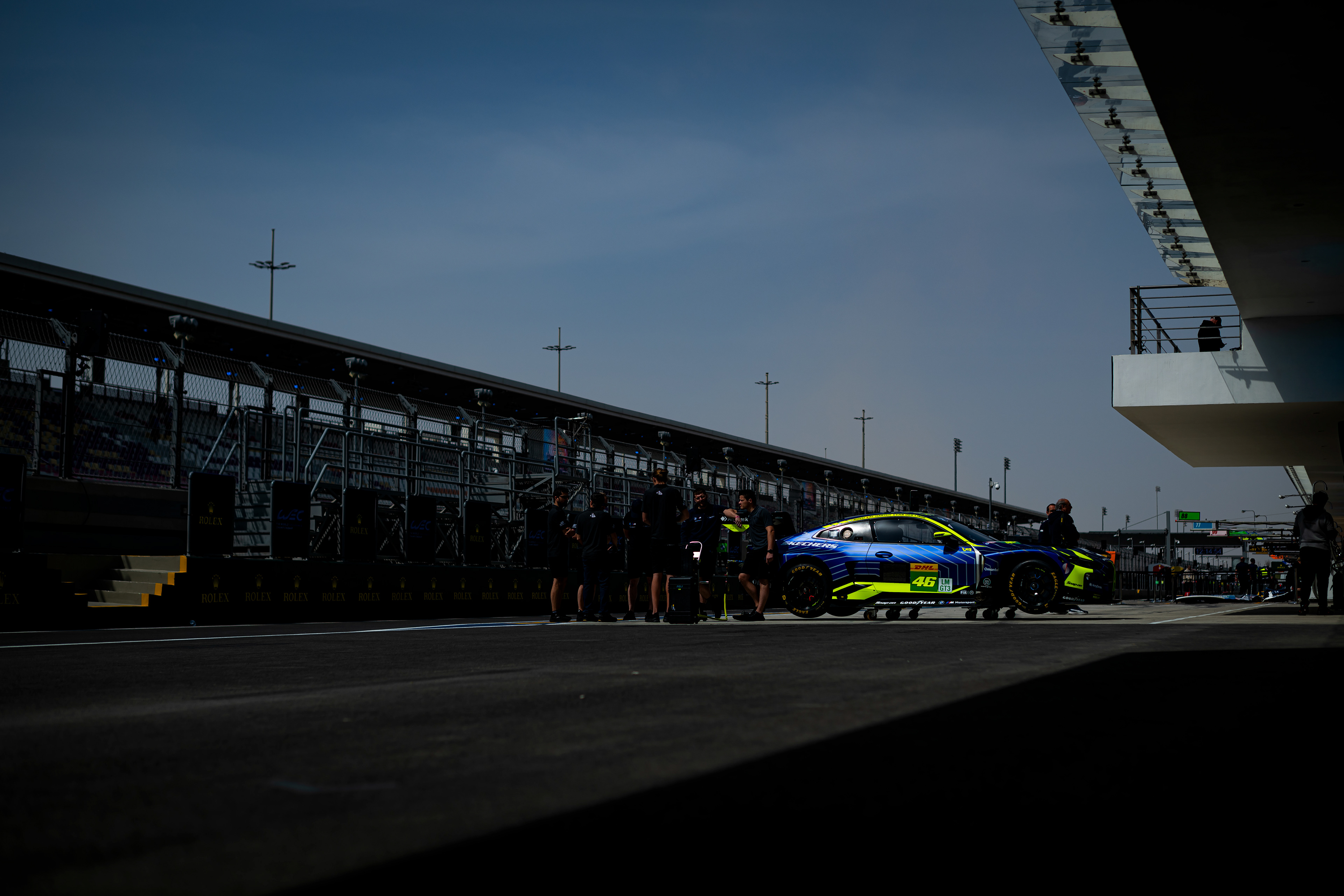 #46 Team WRT BMW M4 LMGT3: Ahmad Al Harthy, Valentino Rossi, Kelvin Van Der Linde © 2024-2025 Shameem Fahath