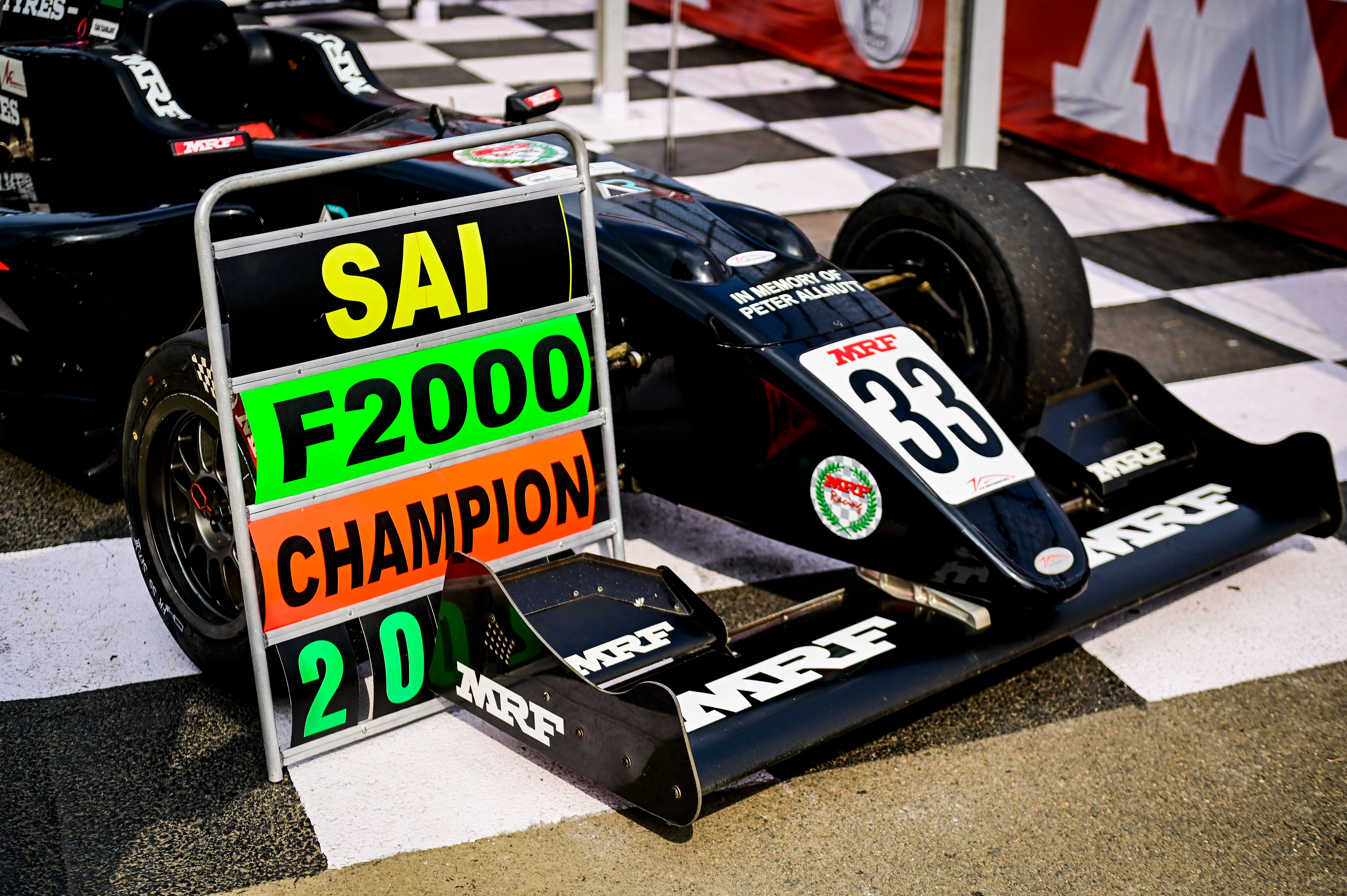 2022 F2000 Champion Sai Sanjay