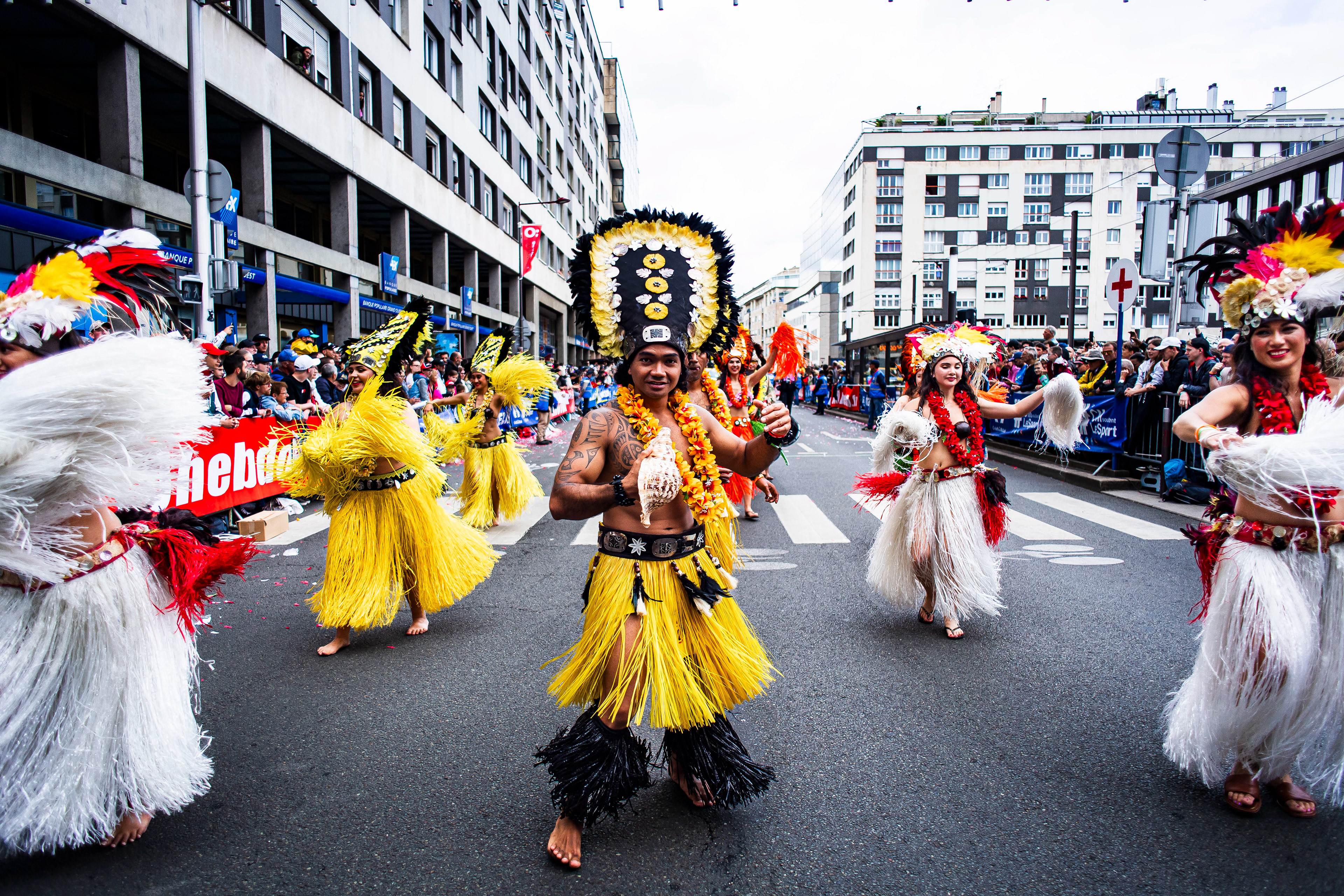 Tribal Dance show during Driver's Parade