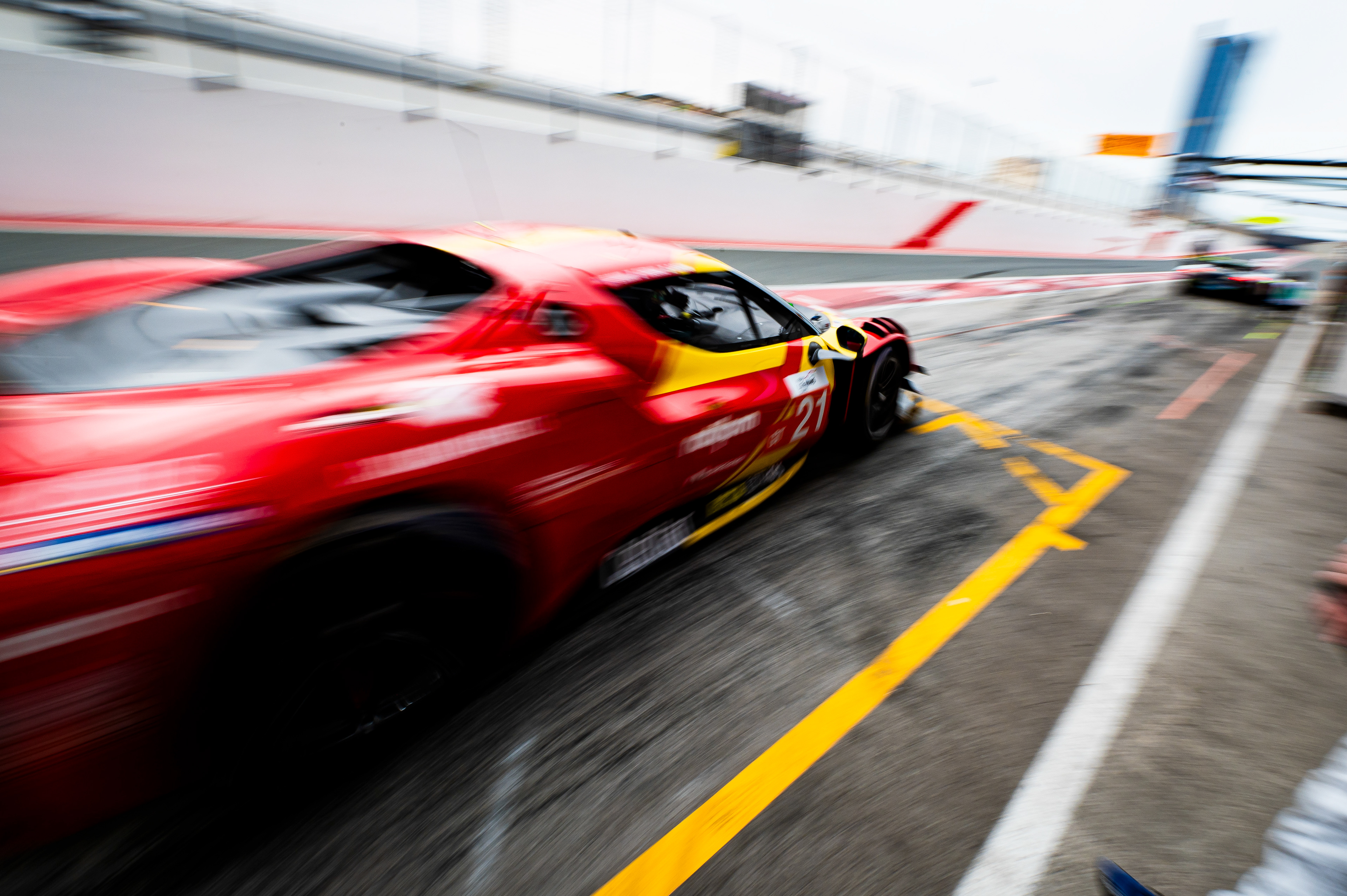 #21 AF CORSE Ferrari 296 GT3 of Simon Mann, Francois Heriau, Davide Rigon, 