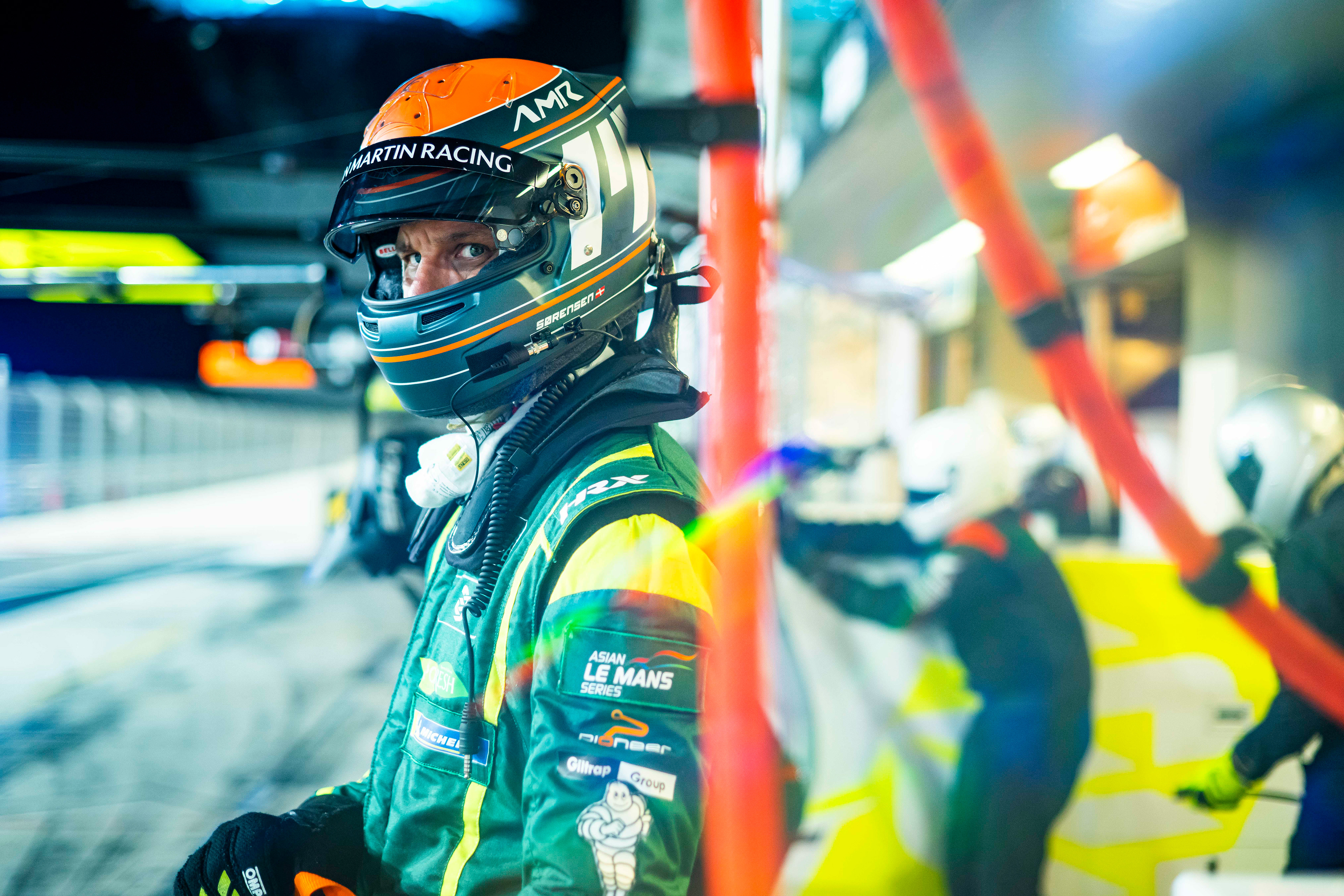 #19 Blackthorn Aston Martin Vantage AMR GT3: Reema Juffali, Jonathan Adams, Charles Bateman © 2024-2025 Shameem Fahath