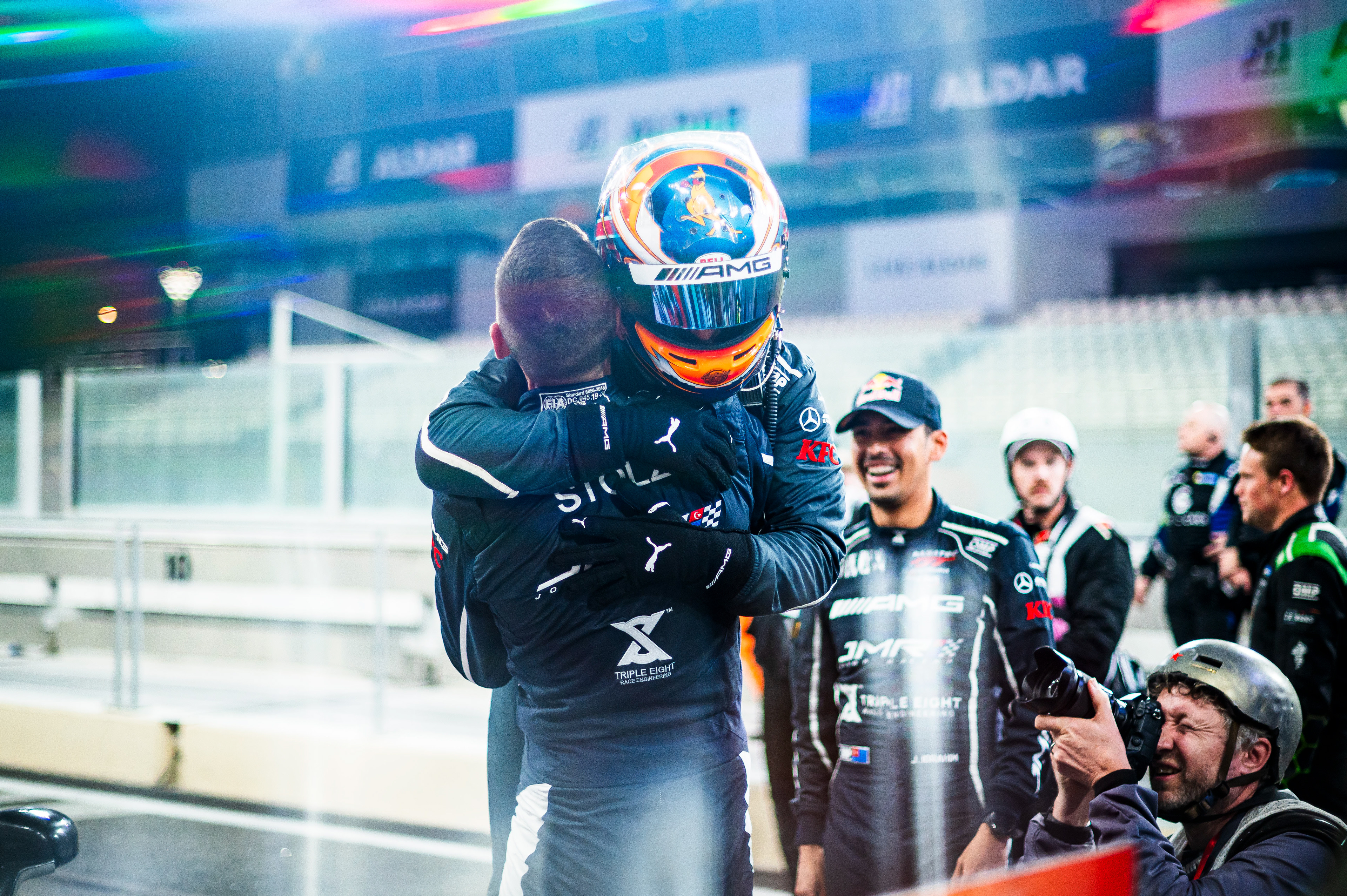 #88 TRIPLE EIGHT Mercedes-AMG GT3 EVO of HH Prince Abdul Rahman Ibrahim, Jordan Love, Luca Stolz