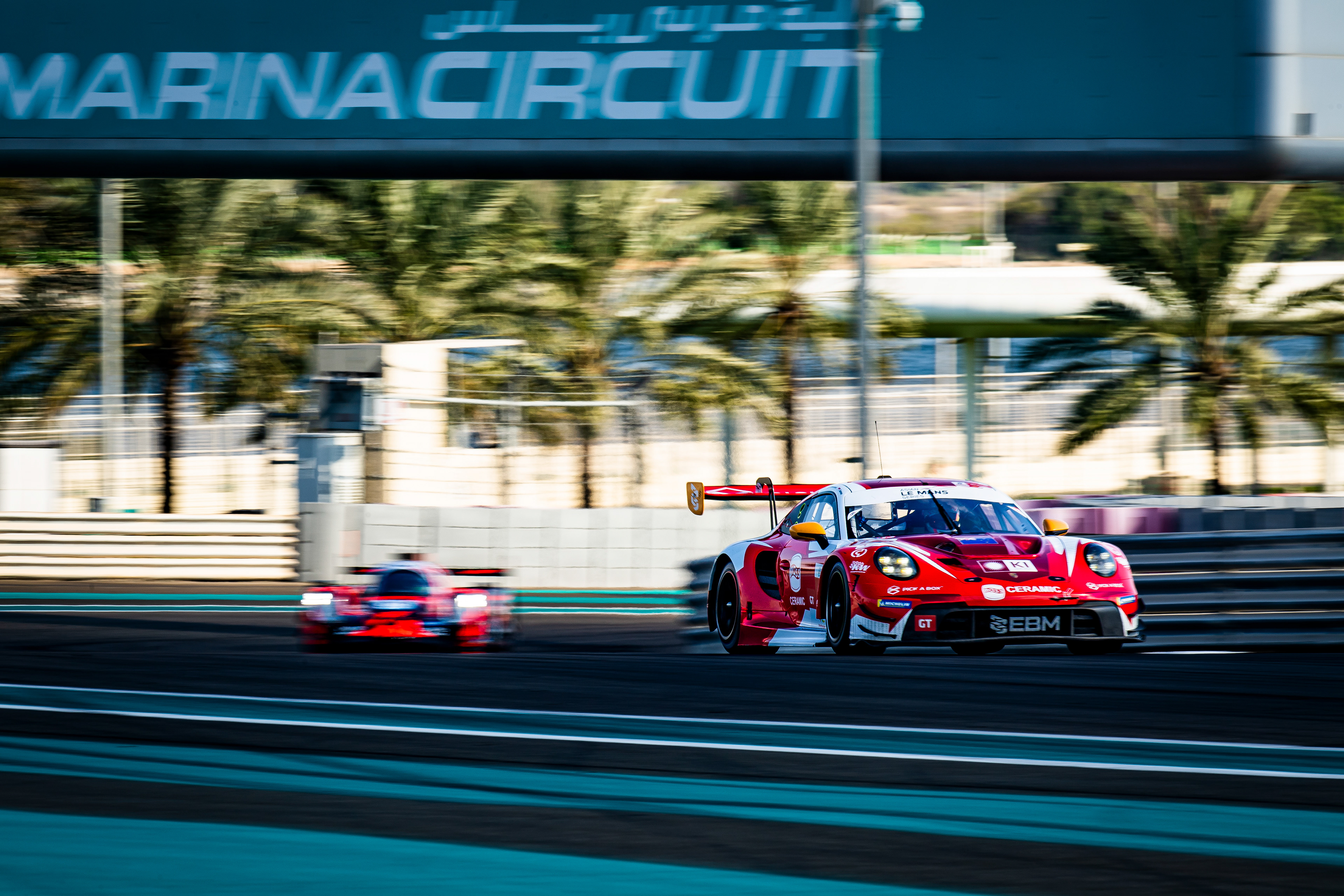 #8 EBM Porsche 911 GT3 R of Johanes Setiawan Santoso, Tanart Sathienthirakul, Bastian Buus 