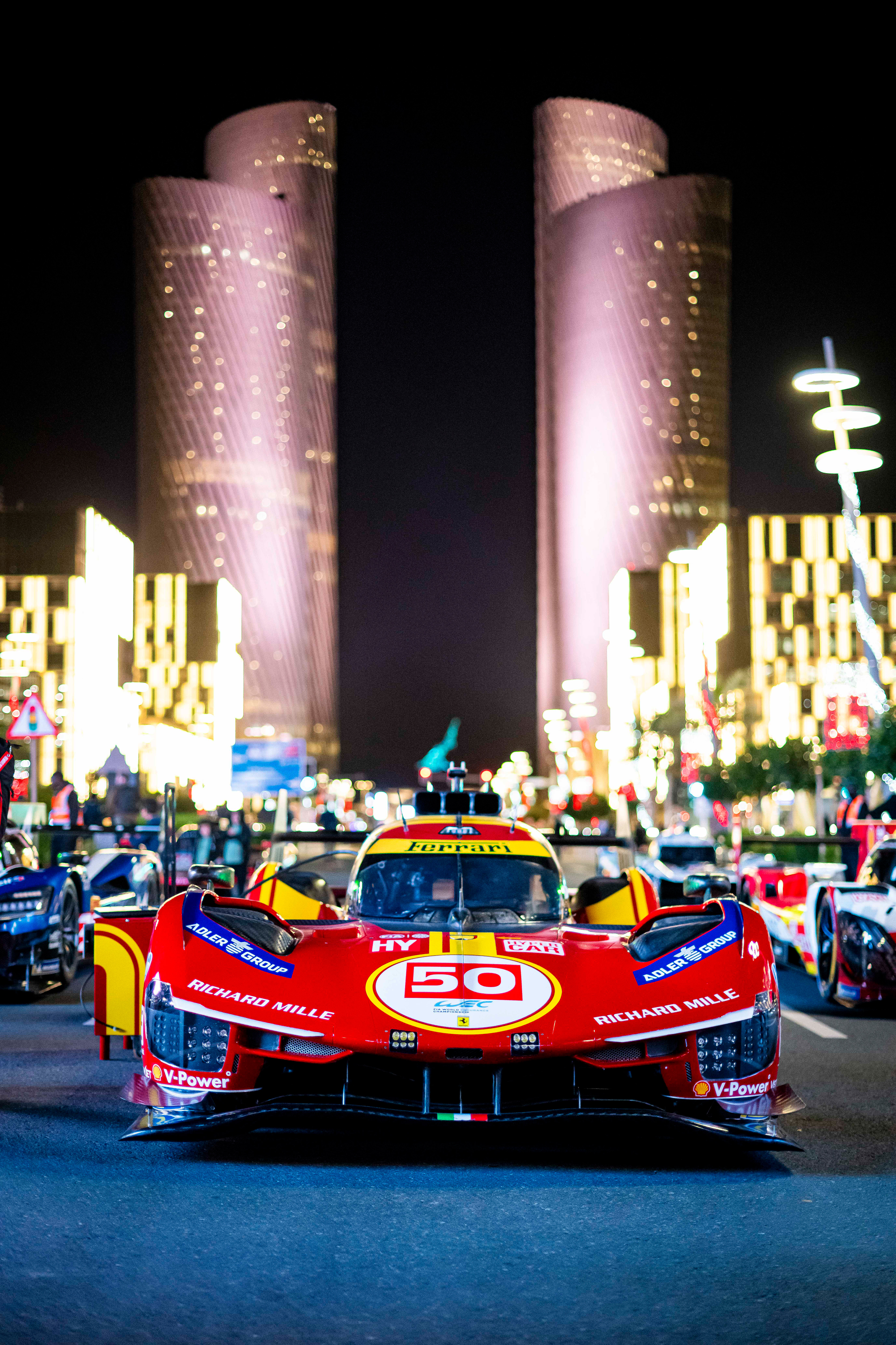 #50 Ferrari AF Corse Ferrari 499P: Antonio Fuoco, Miguel Molina, Nicklas Nielsen © 2024-2025 Shameem Fahath