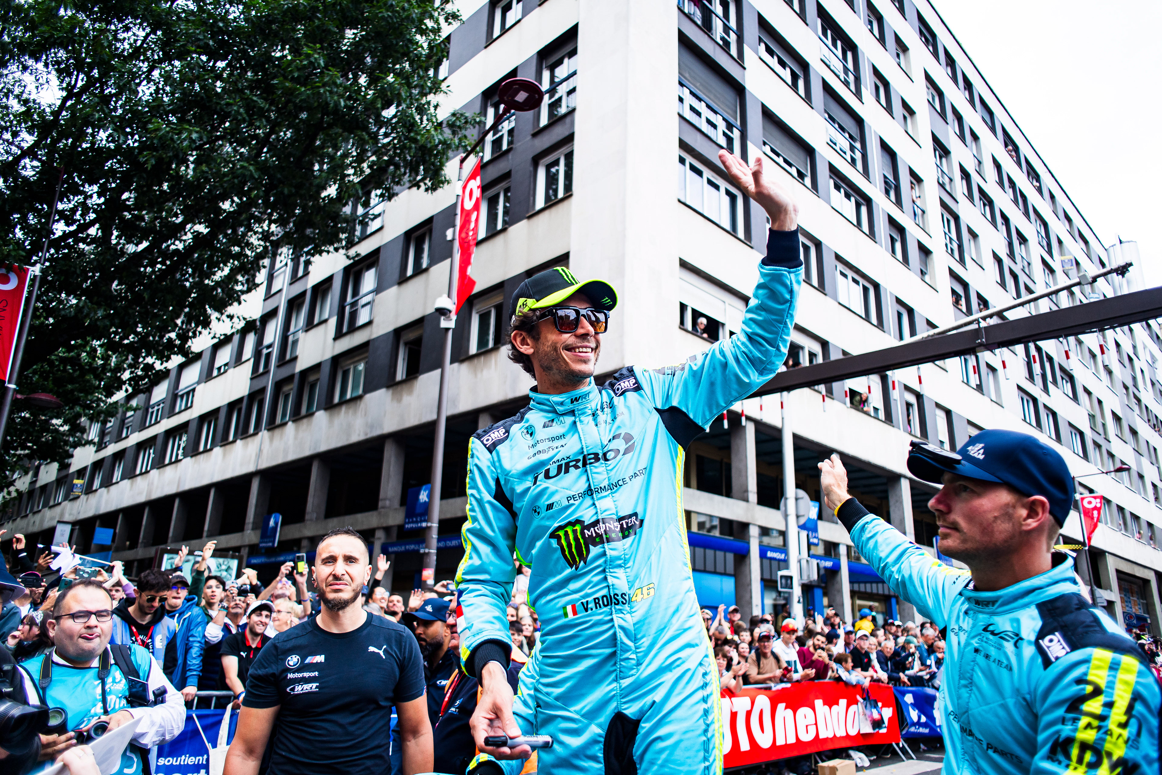 #46 Team WRT BMW M4 LMGT3: Ahmad Al Harthy, Valentino Rossi, Maxime Martin