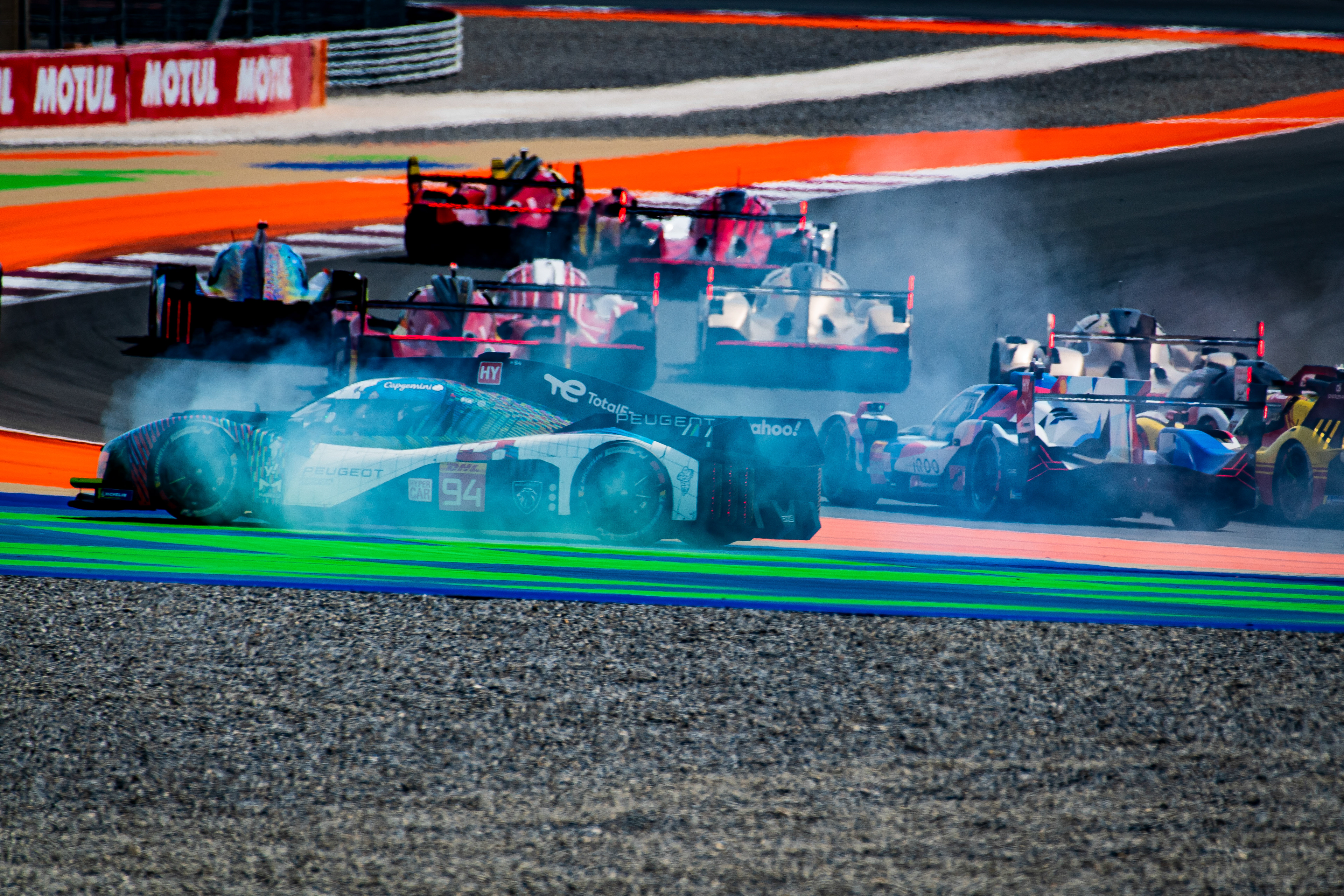#94 PEUGEOT TOTALENERGIES FRA M Peugeot 9X8 of Paul Di Resta, Loïc Duval, Stoffel Vandoorne
