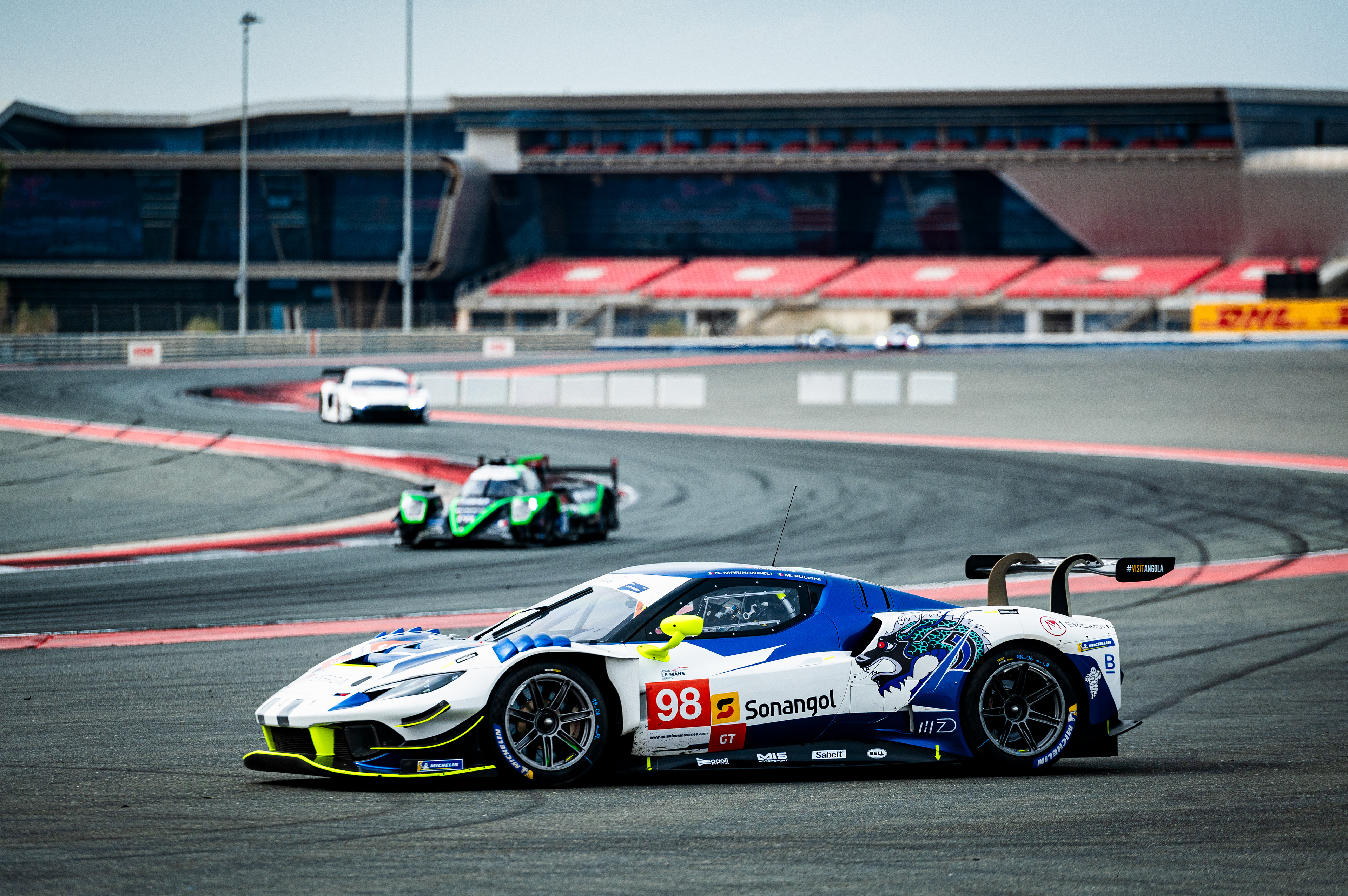 #98 DRAGON RACING Ferrari 296 GT3 of Rui Andrade, Nicola Marinangeli, Marco Pulcini