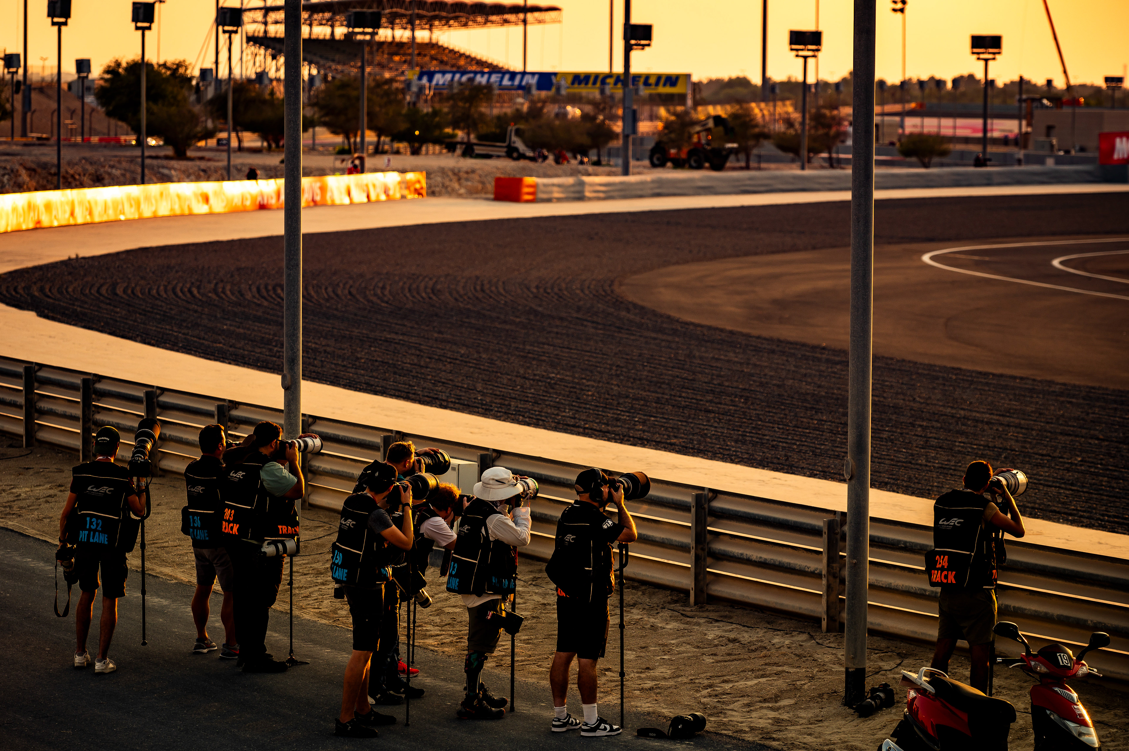 Photographers capturing Sunset