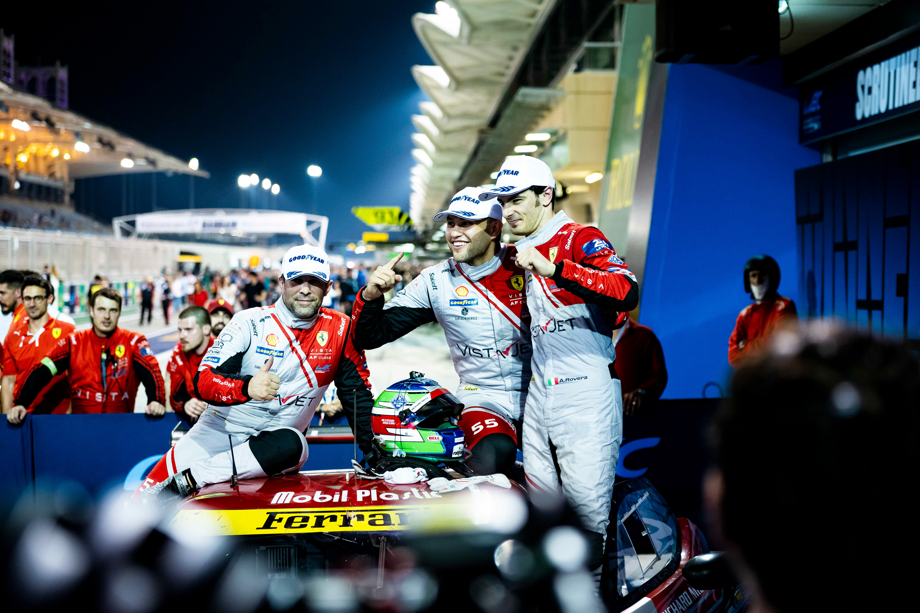 #55 Vista AF Corse Ferrari 296 LMGT3: Francois Heriau, Simon Mann, Alessio Rovera