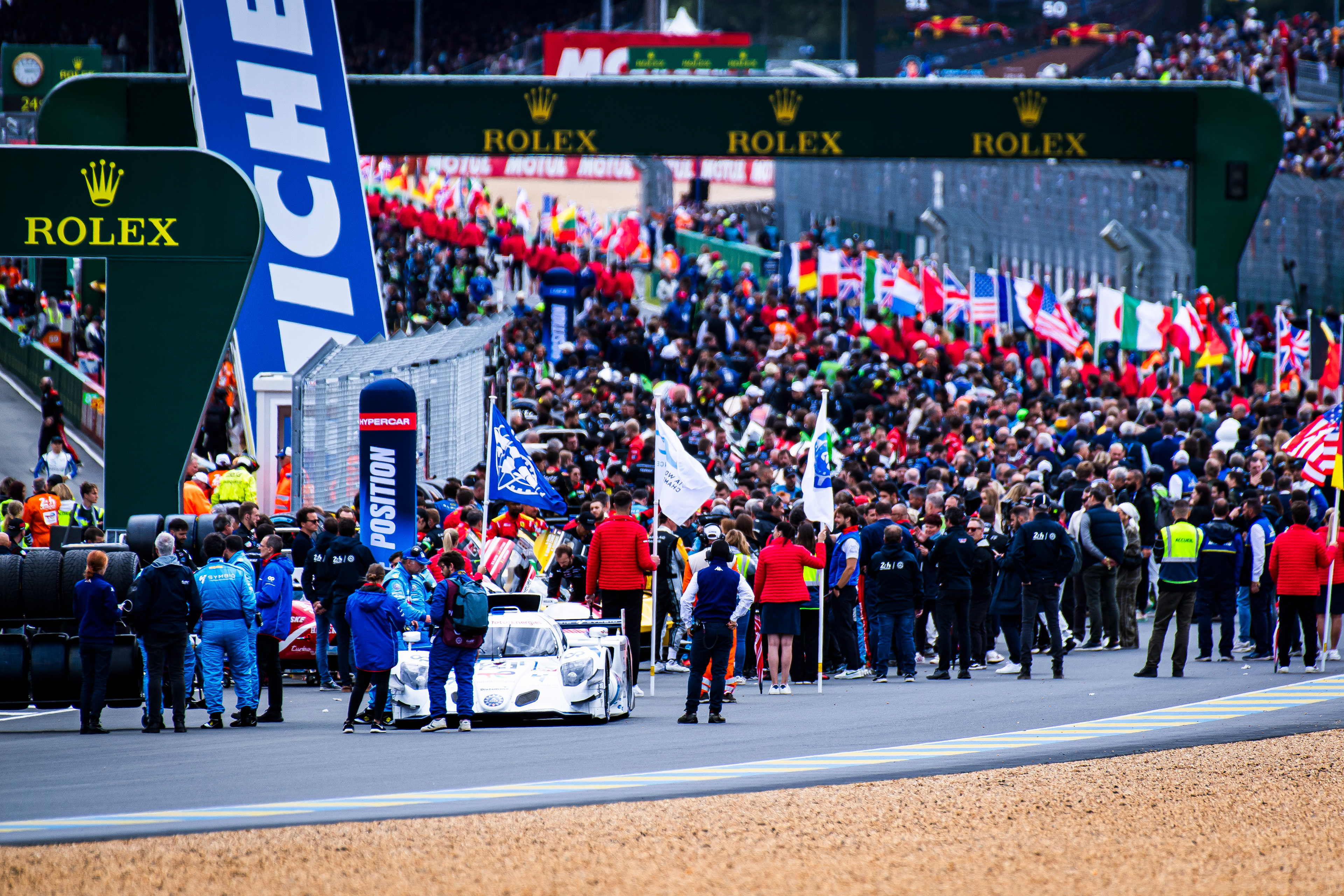 Le Mans Pre-race Grid