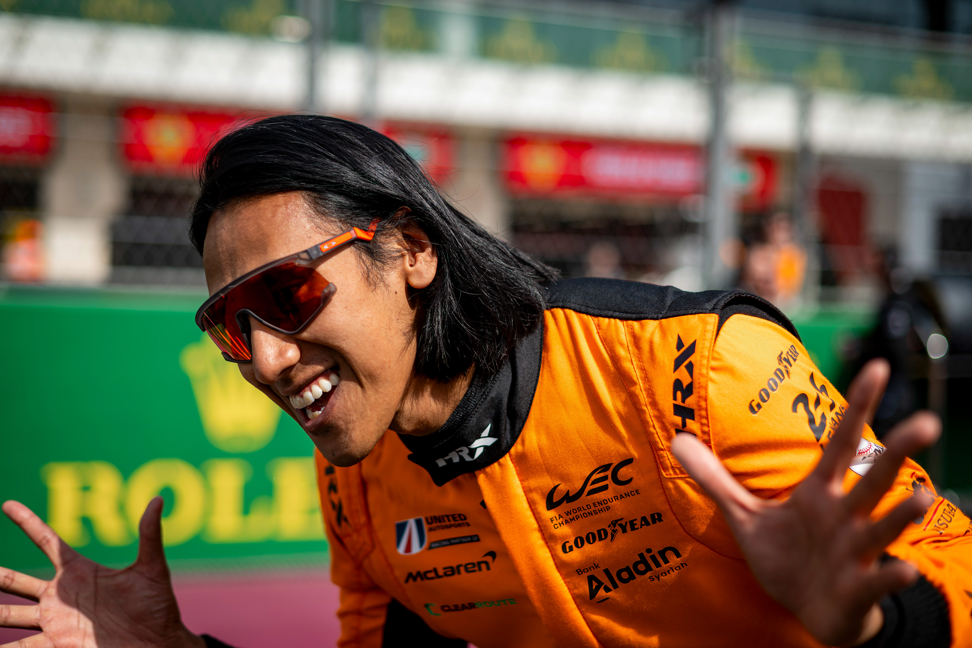 #95 United Autosports Mclaren 720S LMGT3 Evo: Sean Gelael  © 2024-2025 Shameem Fahath