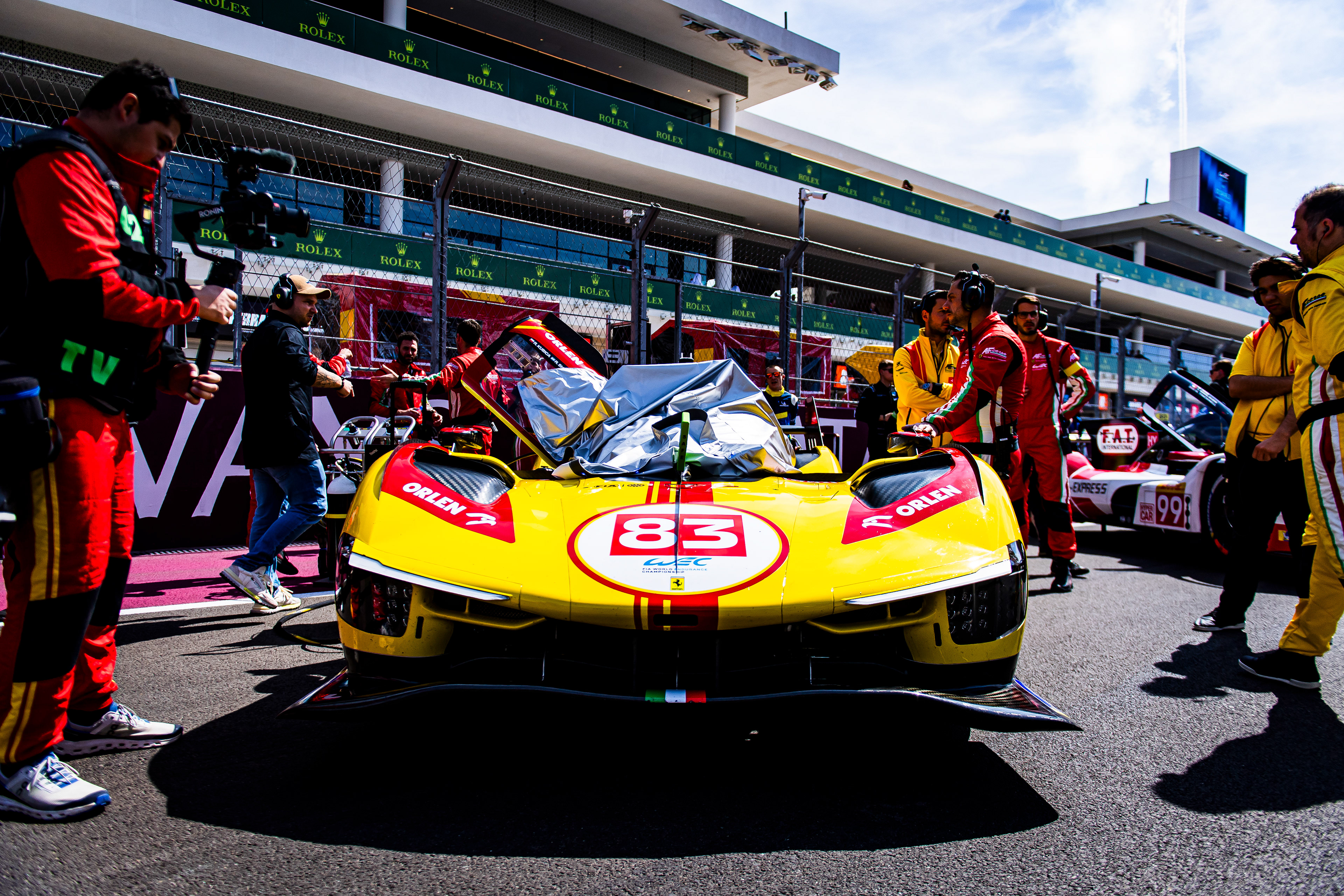 #83 AF CORSE  ITA M Ferrari 499P  of Robert Kubica, Robert Shwartzman, Yifei Ye