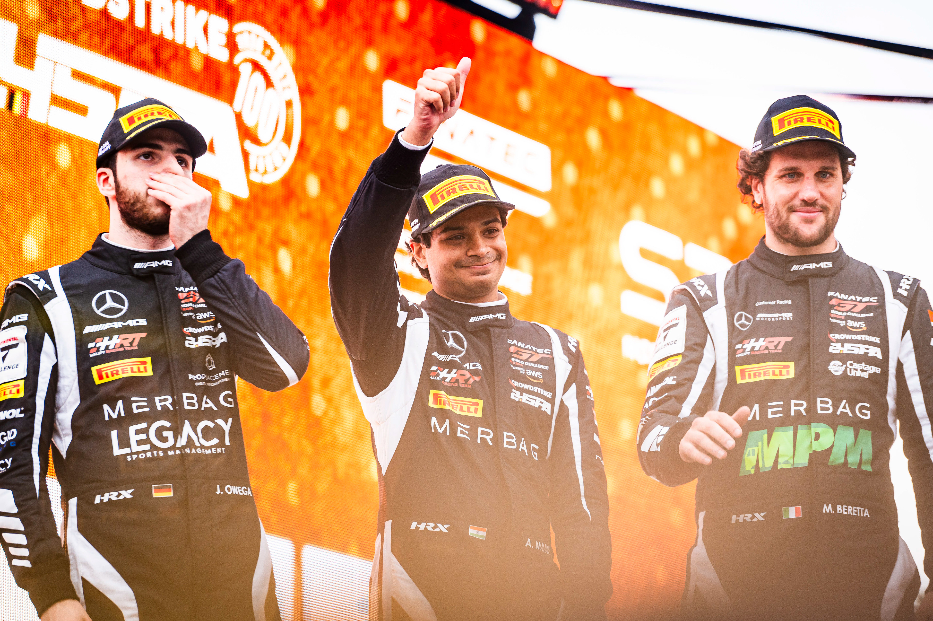  #77 Haupt Racing Team Mercedes-AMG GT3 EVO: Arjun Maini, Jusuf Owega, Michele Beretta