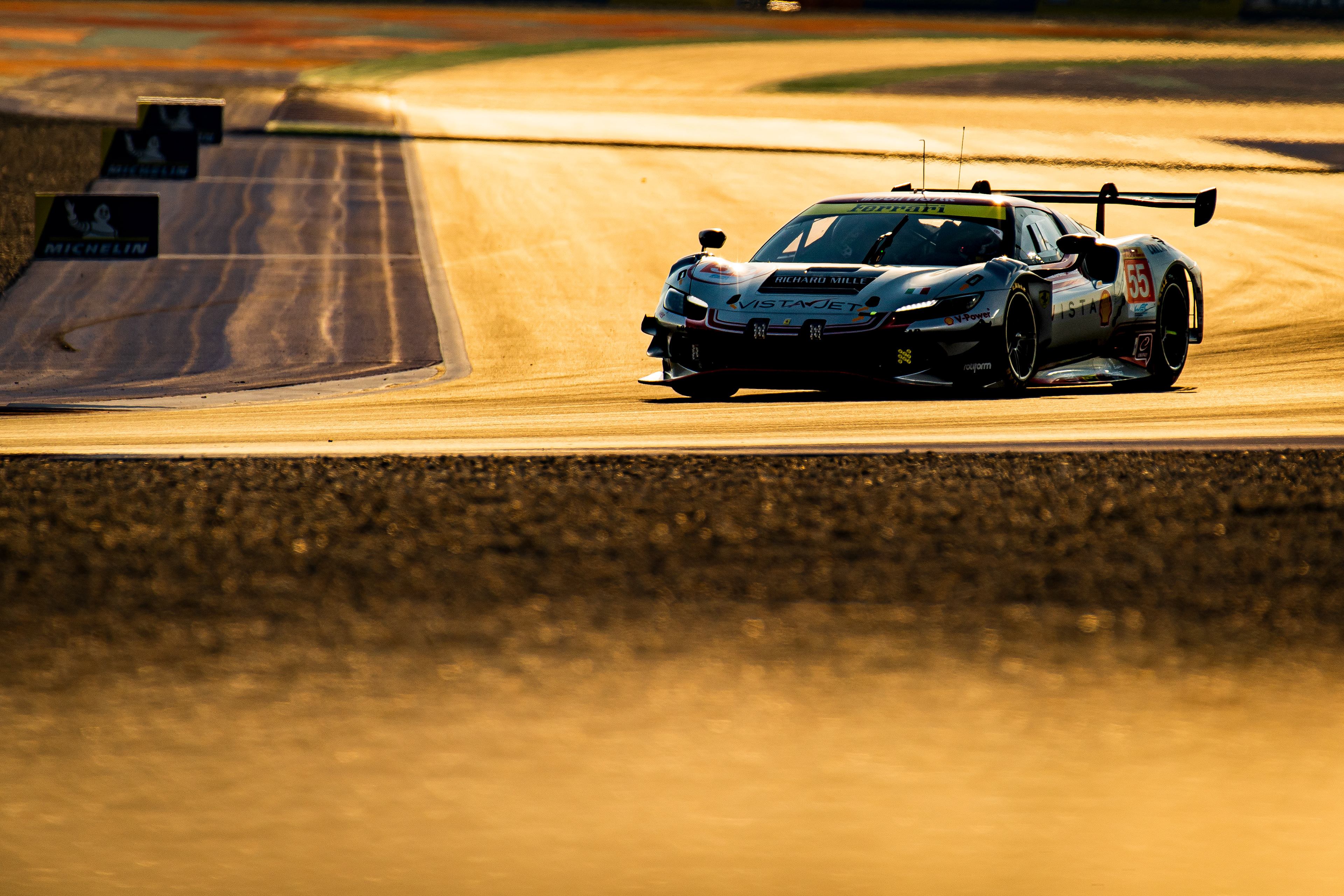 #55 VISTA AF CORSE  ITA G Ferrari 296 LMGT3 of François Heriau, Simon Mann, Alessio Rovera 